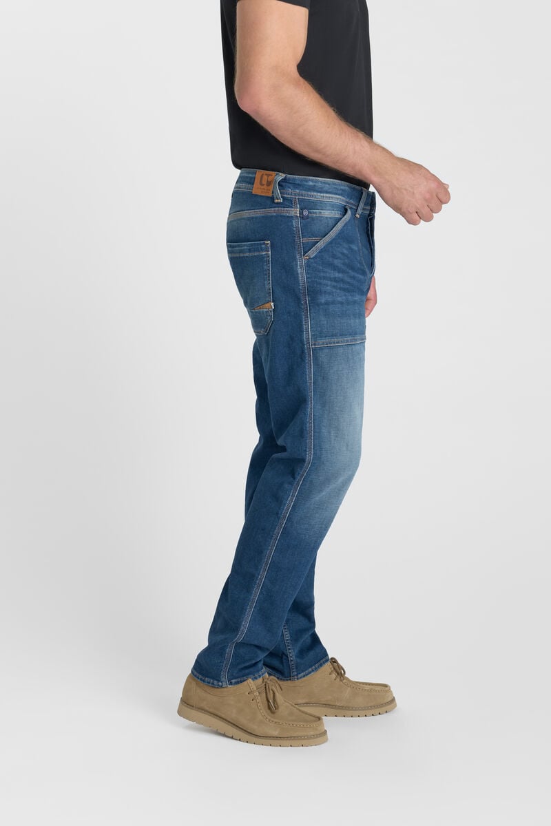 Loose jeans, wide, length 34 LE TEMPS DES CERISES Blue