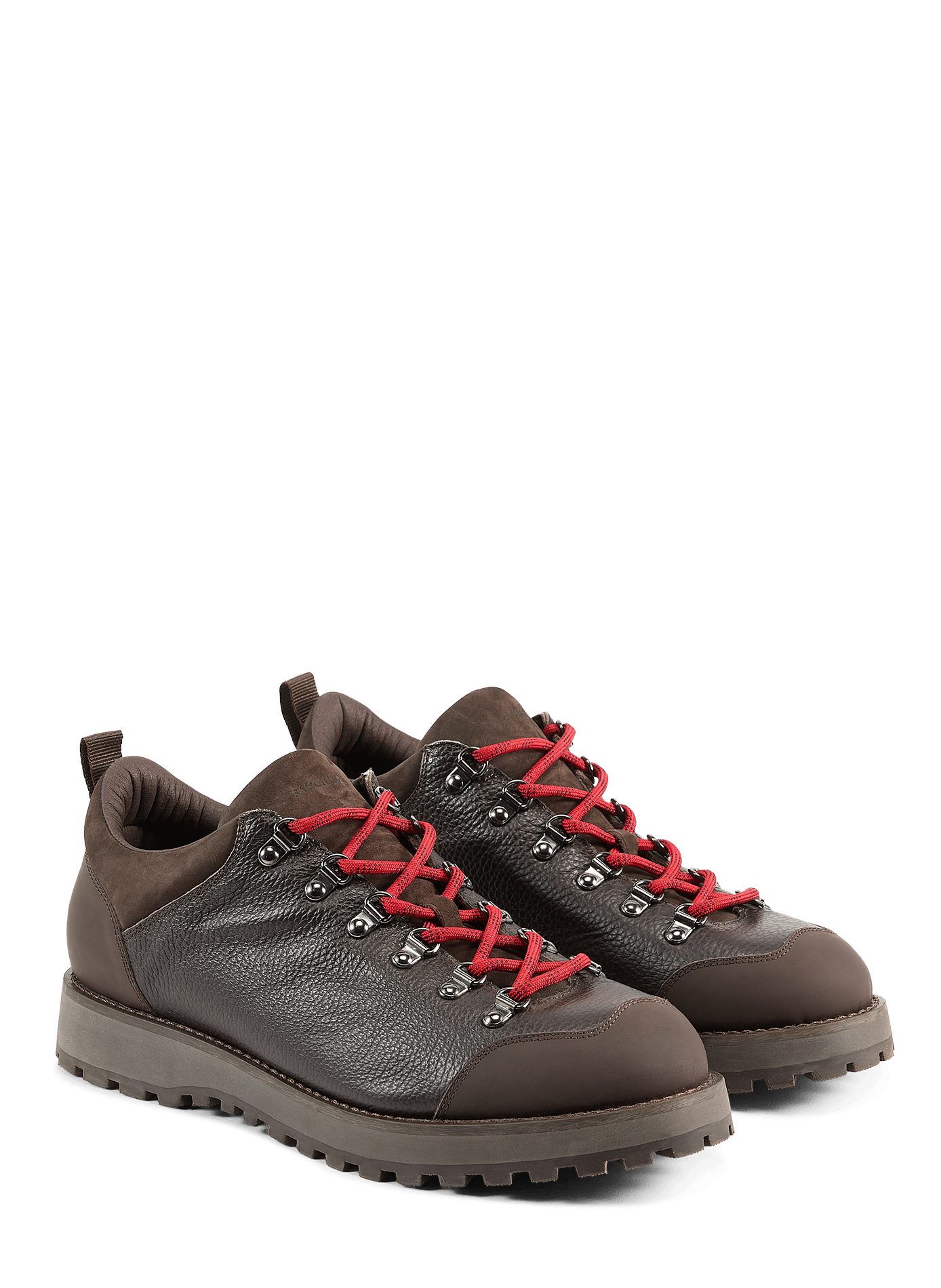 Leather sneakers SAISON 1865 Brown