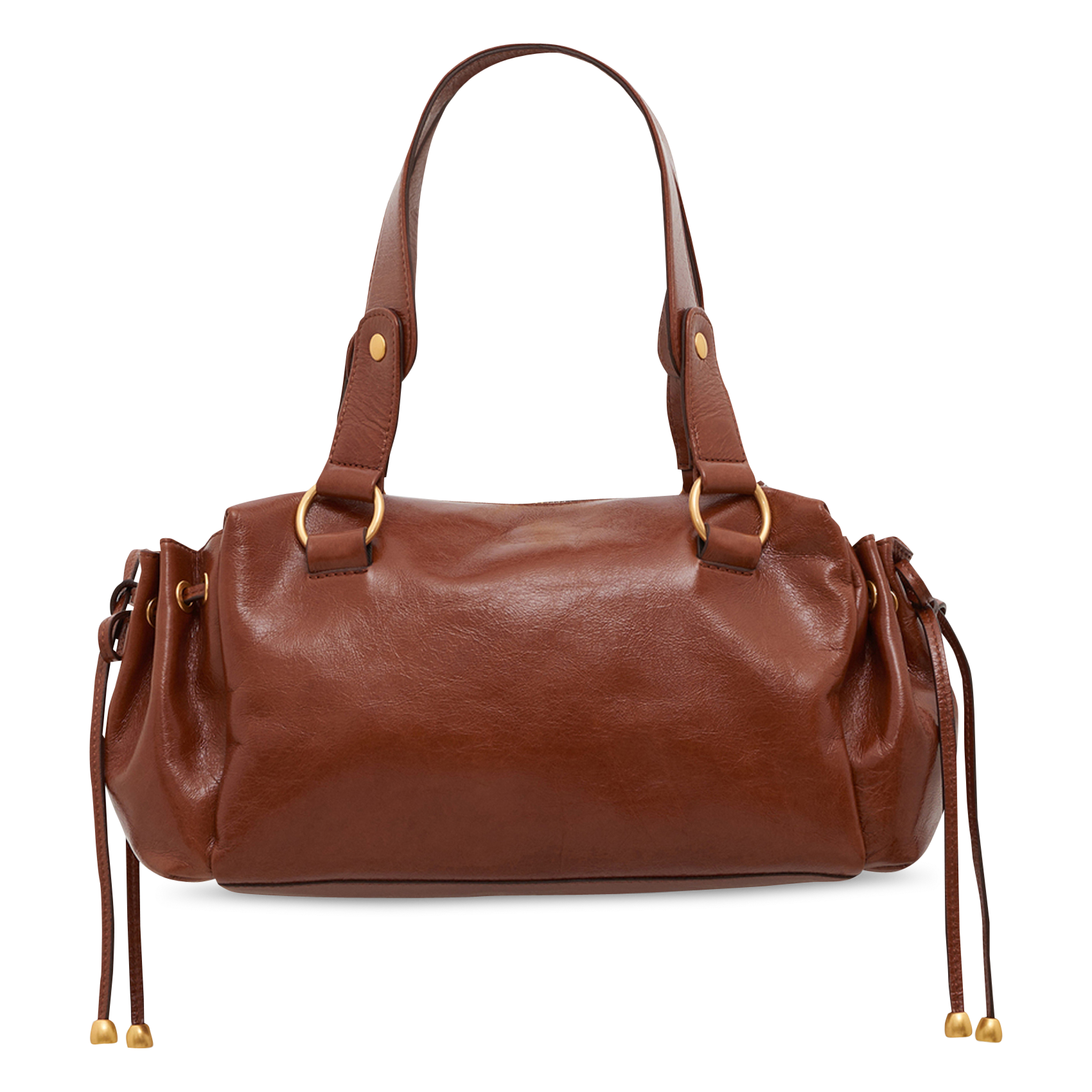 Schultertasche aus Leder GERARD DAREL Braun