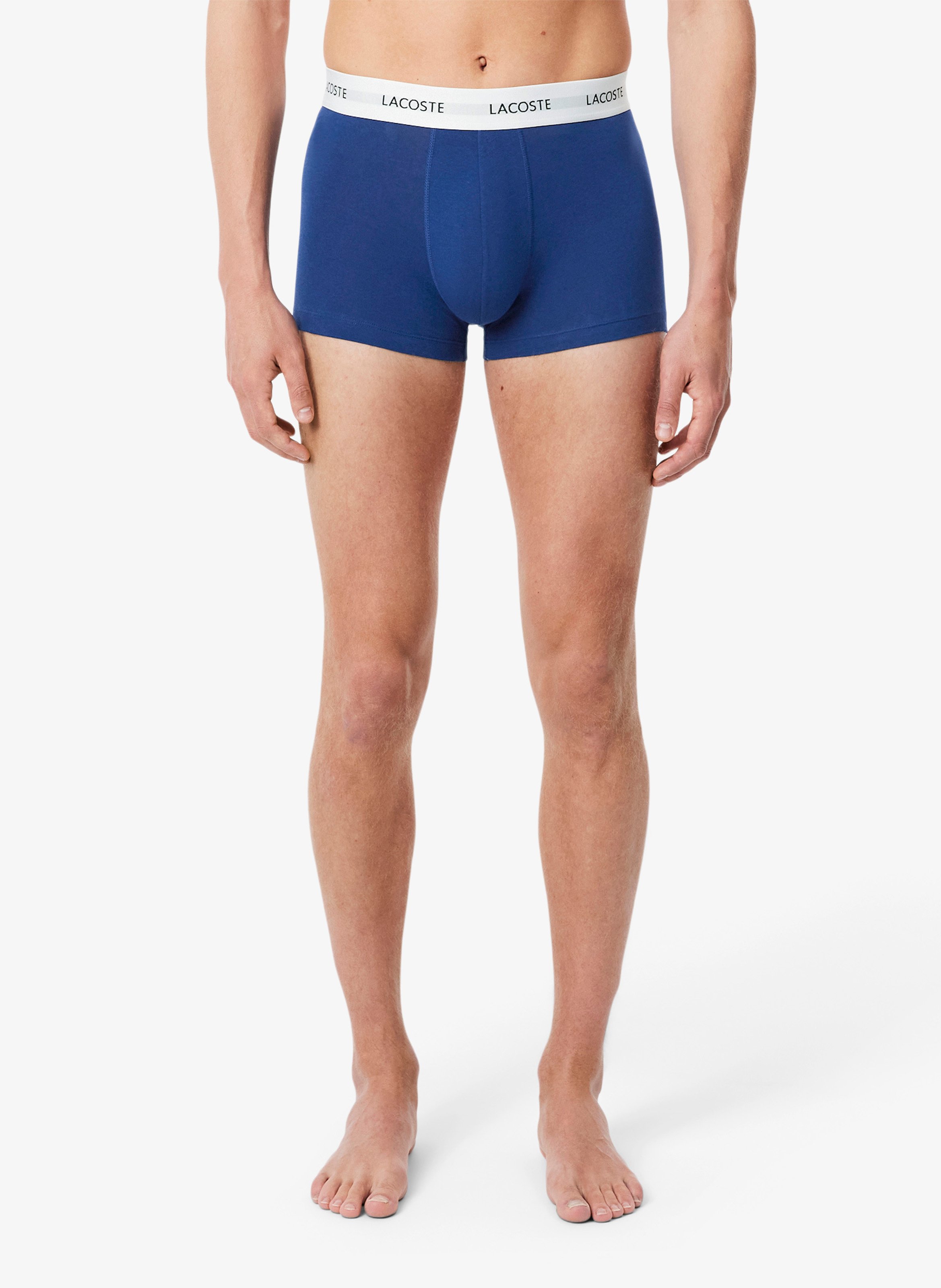 Set aus 3 kurzen Boxershorts aus gemischter Baumwolle LACOSTE Mehrfarbig