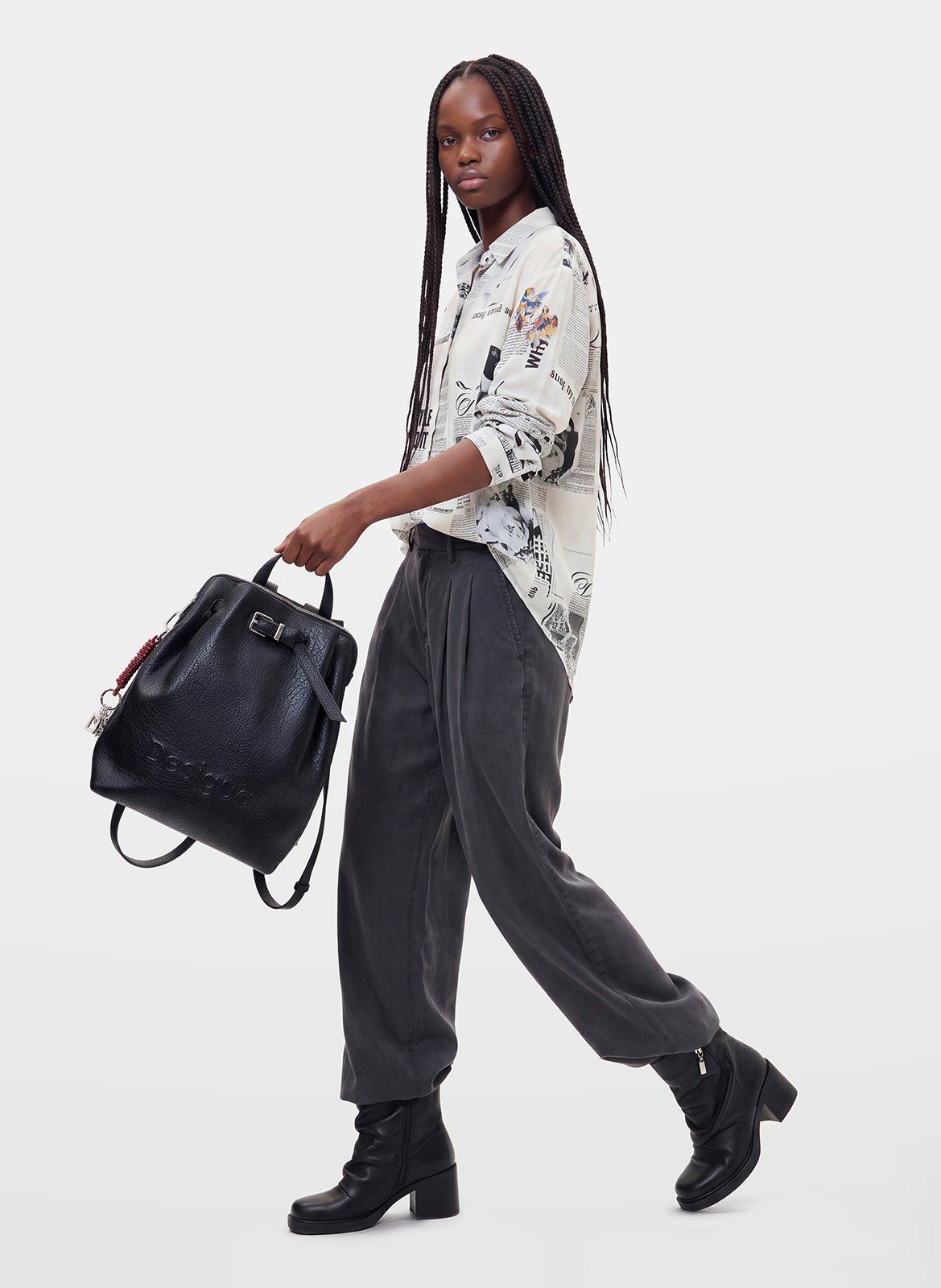 Rucksack DESIGUAL Schwarz