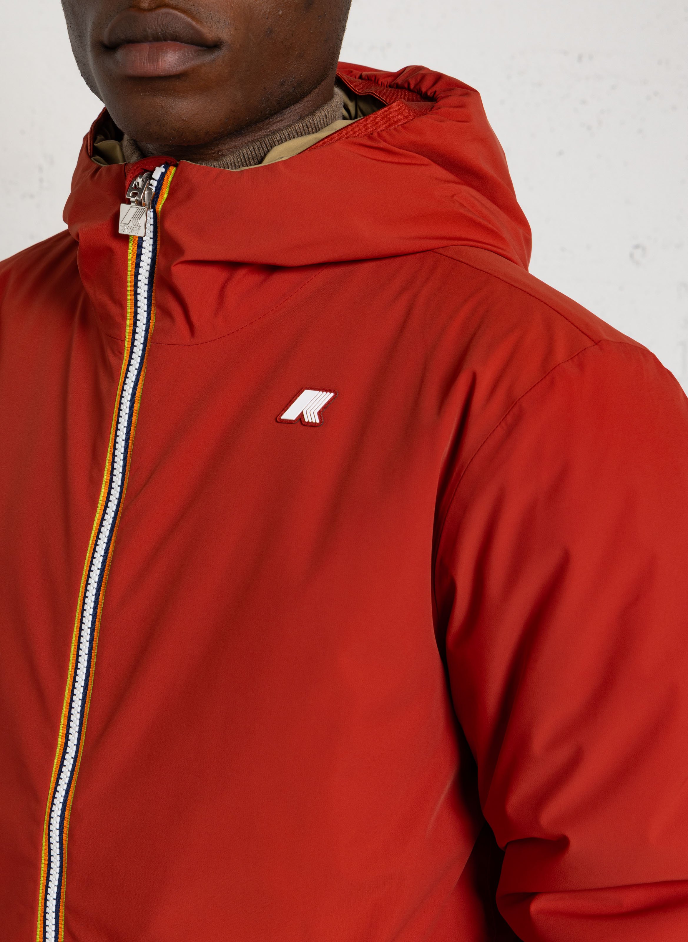 Windbreaker mit Stehkragen K-WAY Rot