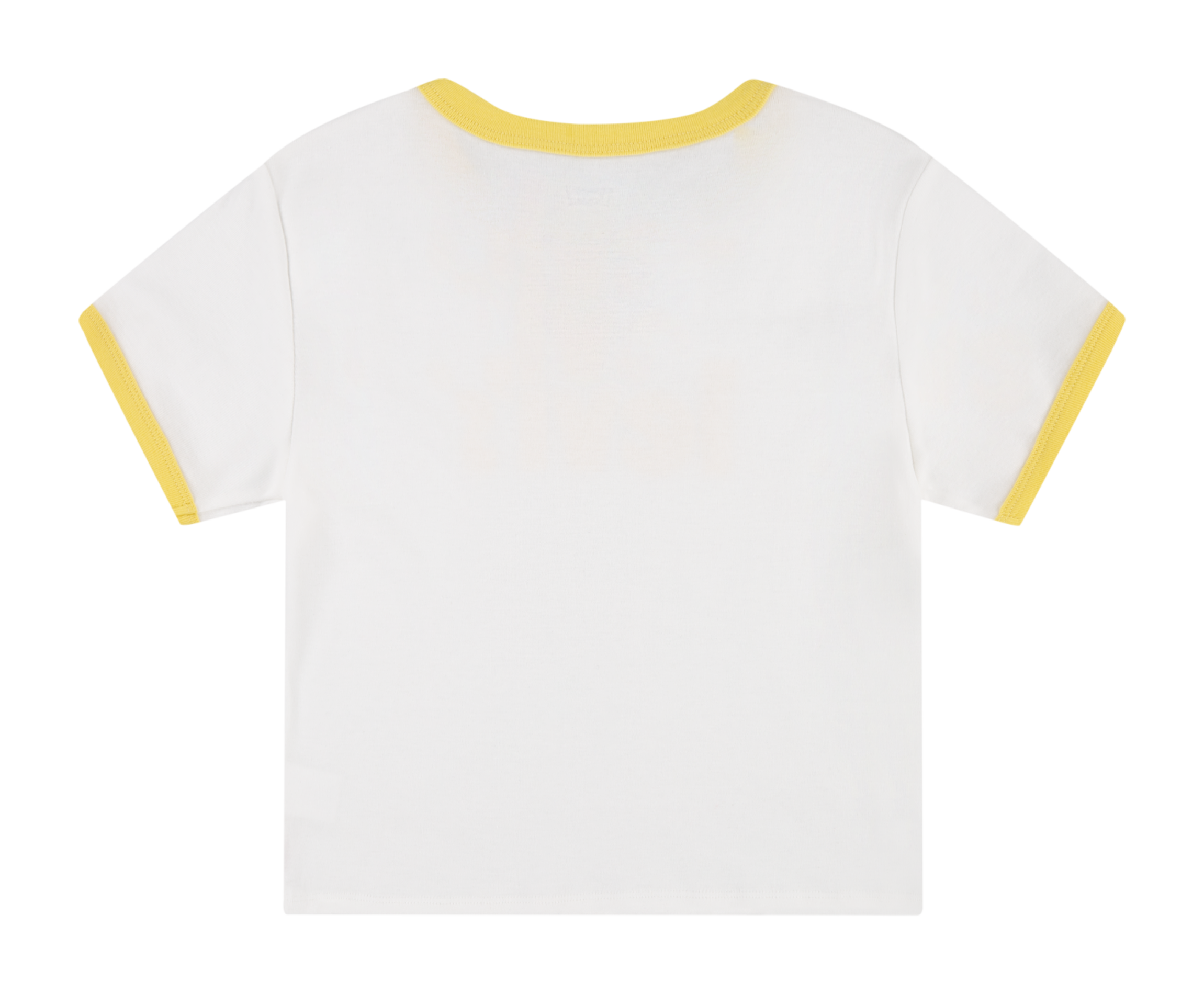 Tee-shirt droit à col rond en coton mélangé sérigraphié LEVI'S KIDS Blanc