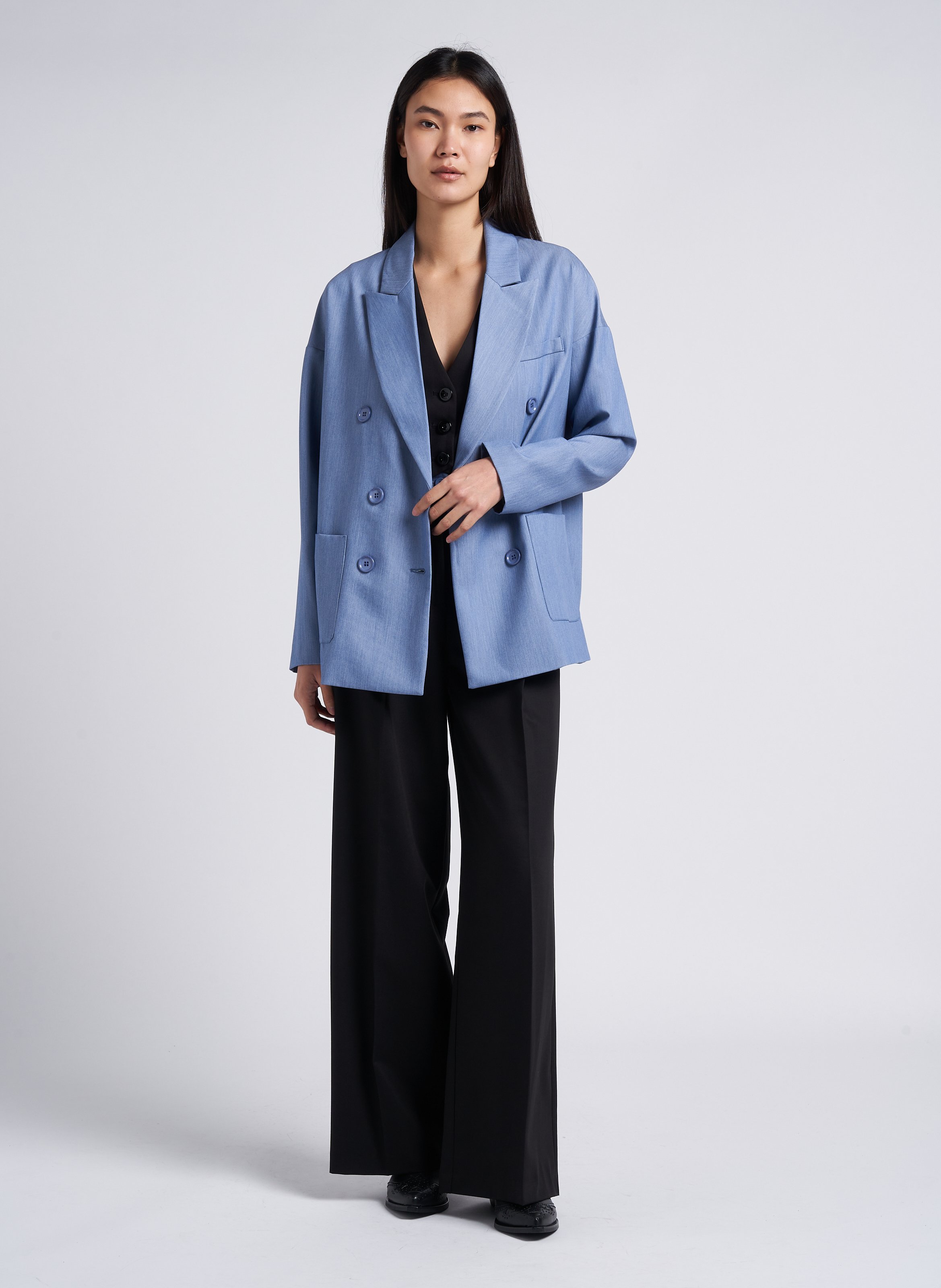 Oversize tailored jacket IMPERIAL Blue