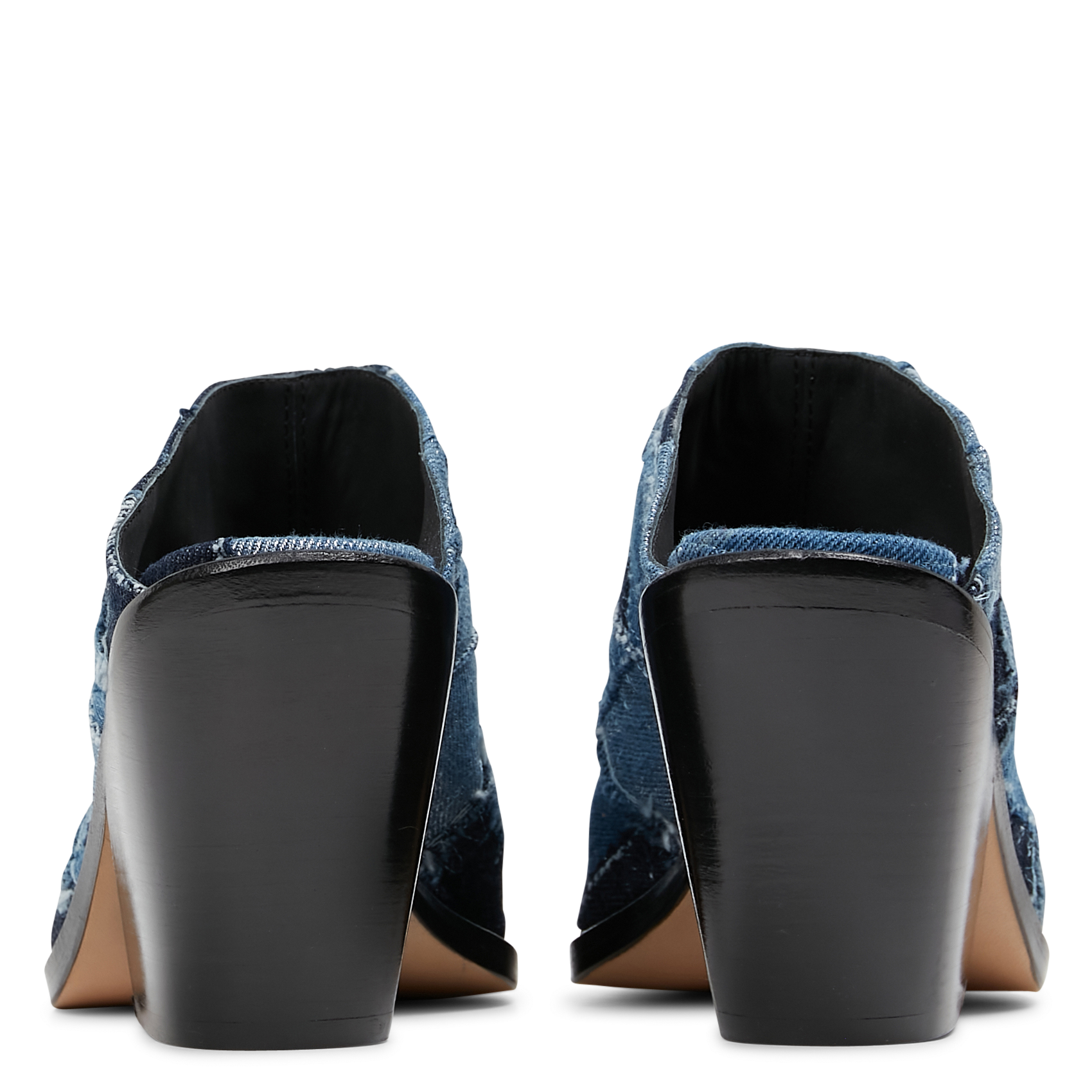 Mules patchwork à talons IRO Jean brut