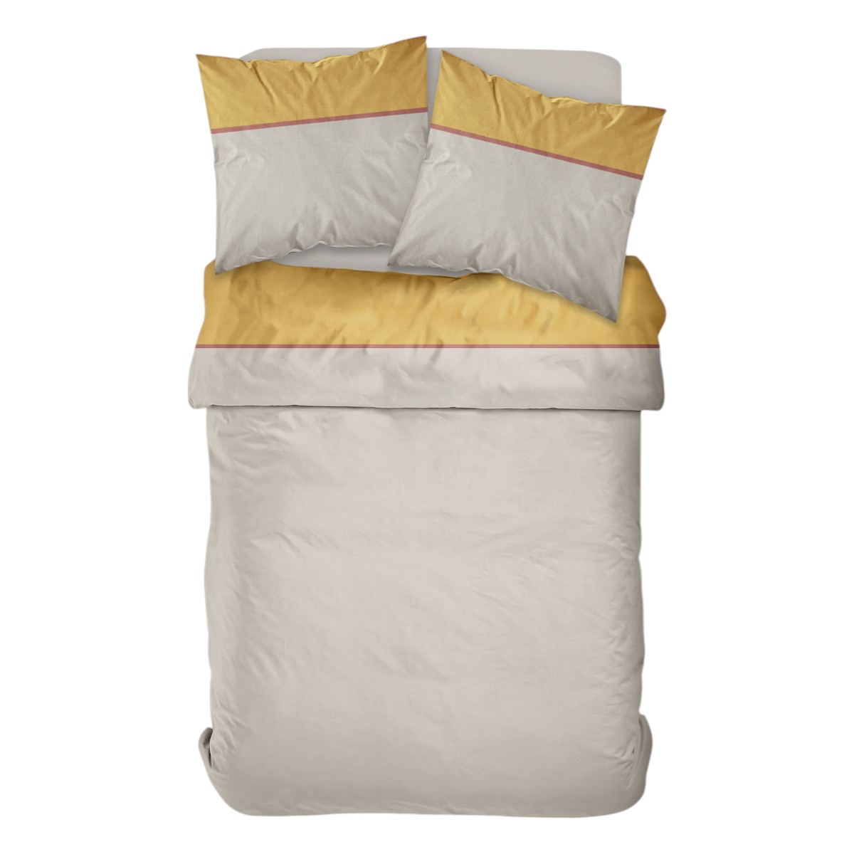 Cotton bedding set TODAY LINGE DE MAISON Yellow