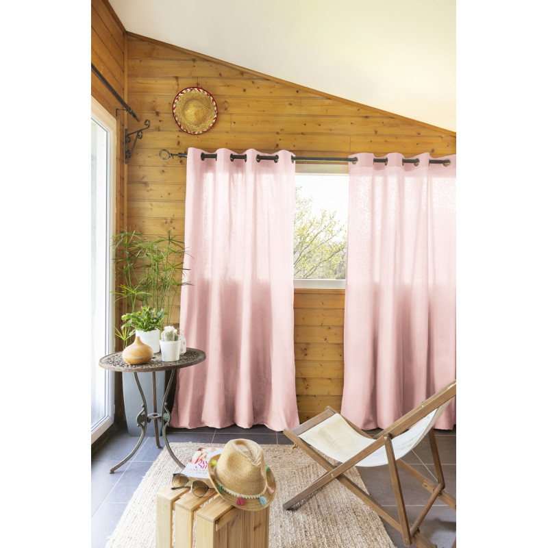 Blackout and Thermal Curtains L'EFFET PAPILLON Brown