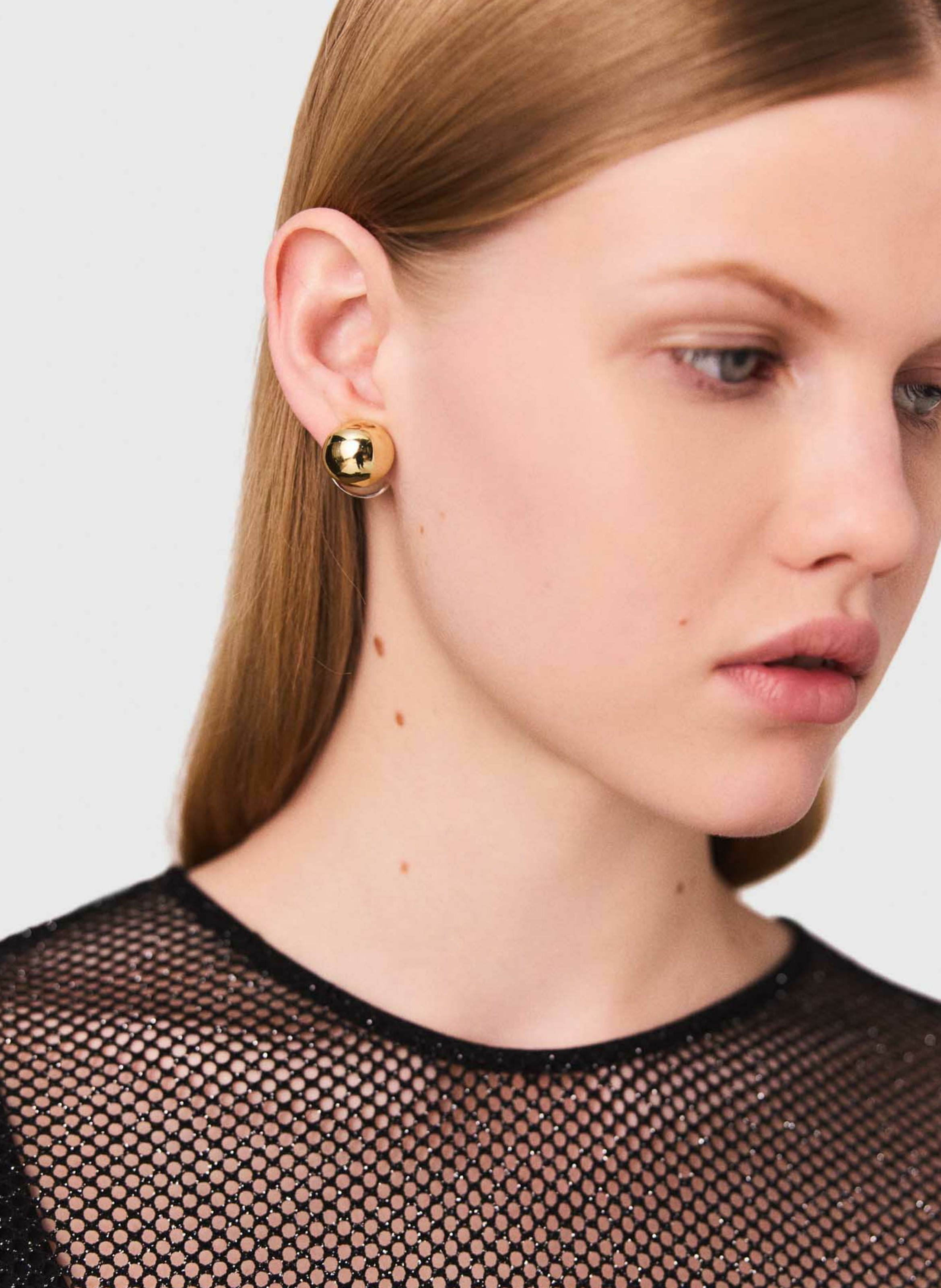 Body manches longues pailleté  MAJE Noir