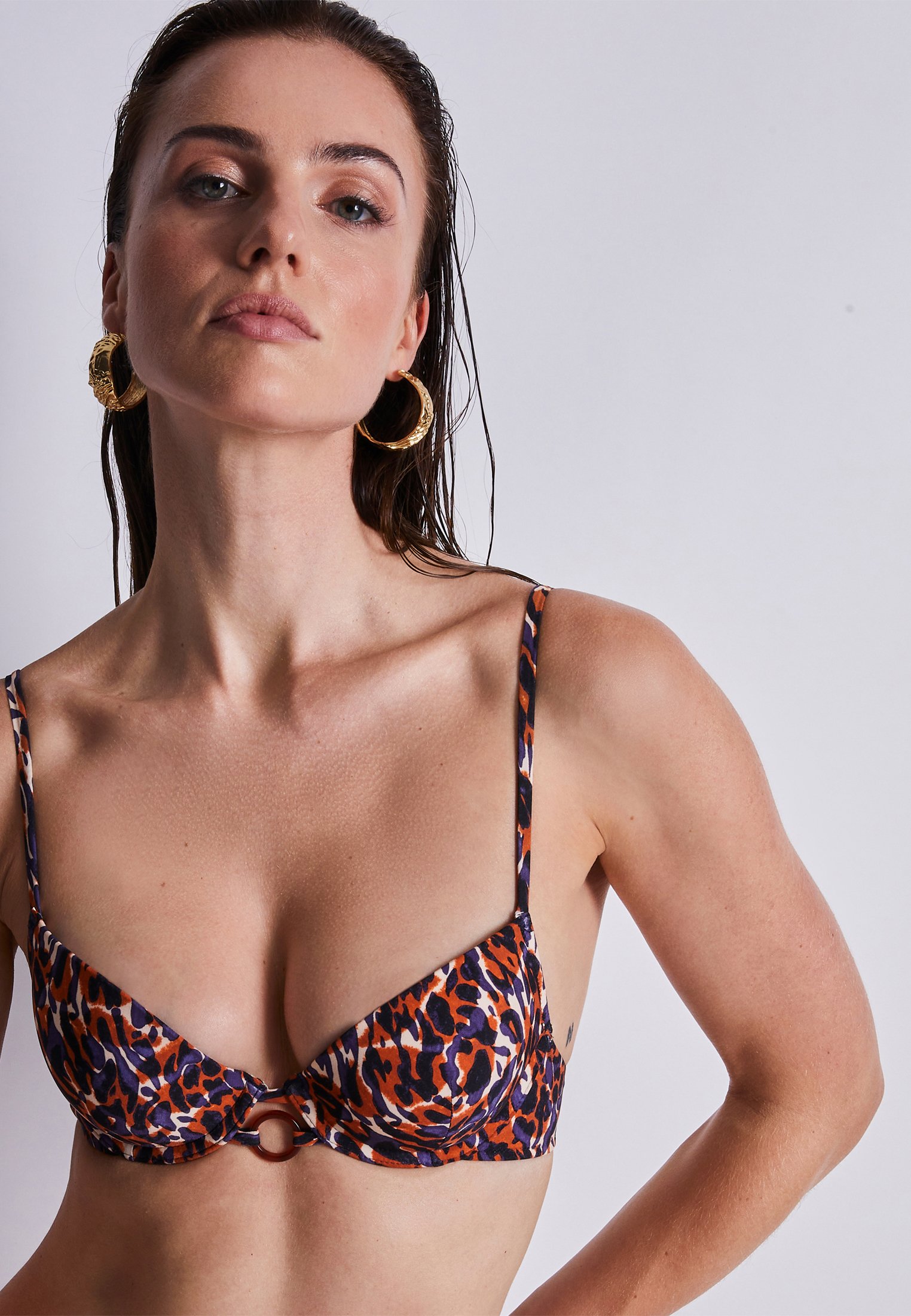 Push-up bikini top AUBADE Red