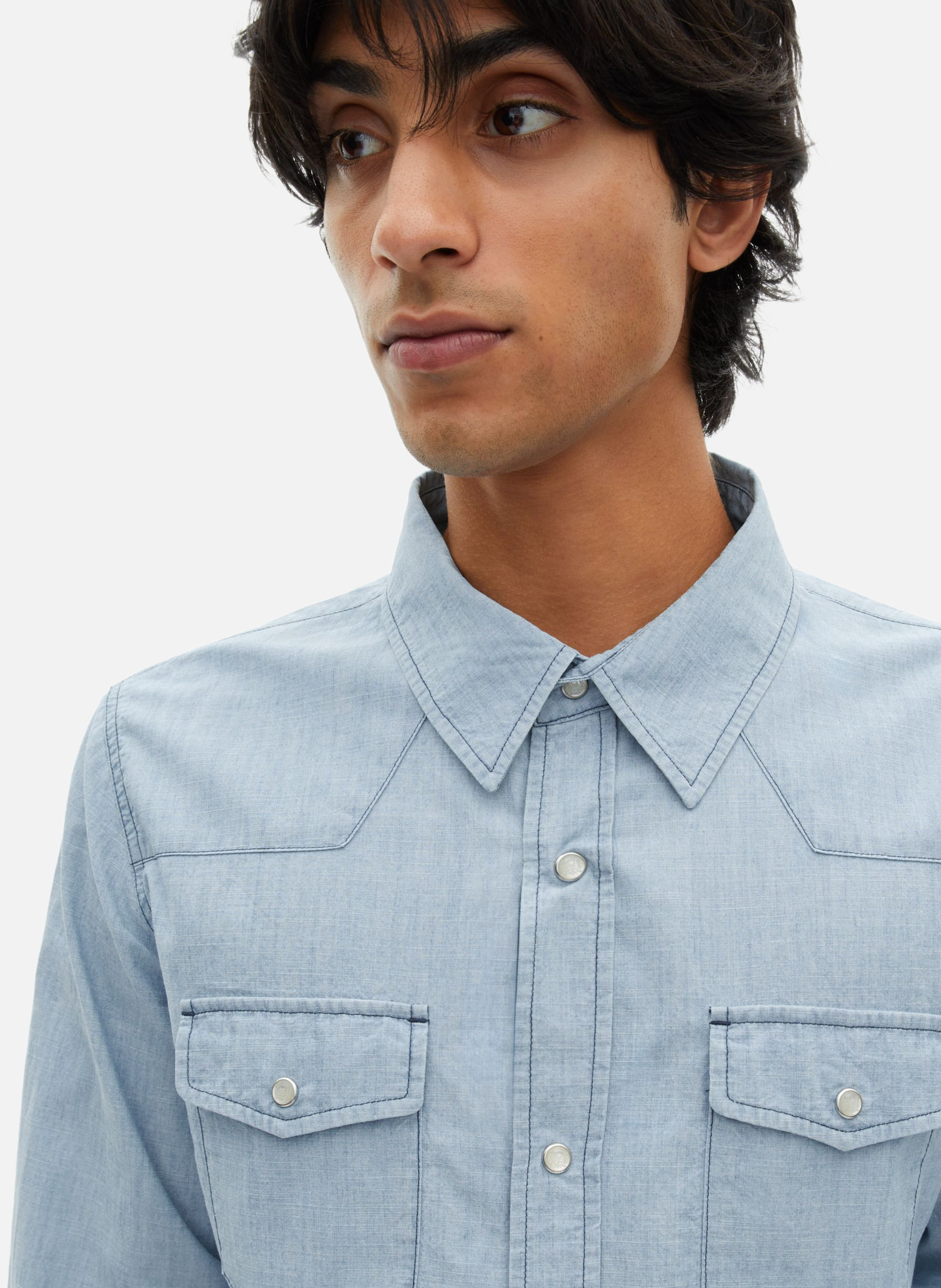 Denim shirt THE KOOPLES Blue