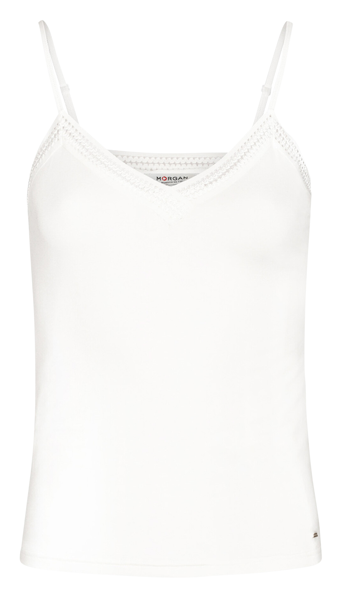 V-neck tank top MORGAN Beige