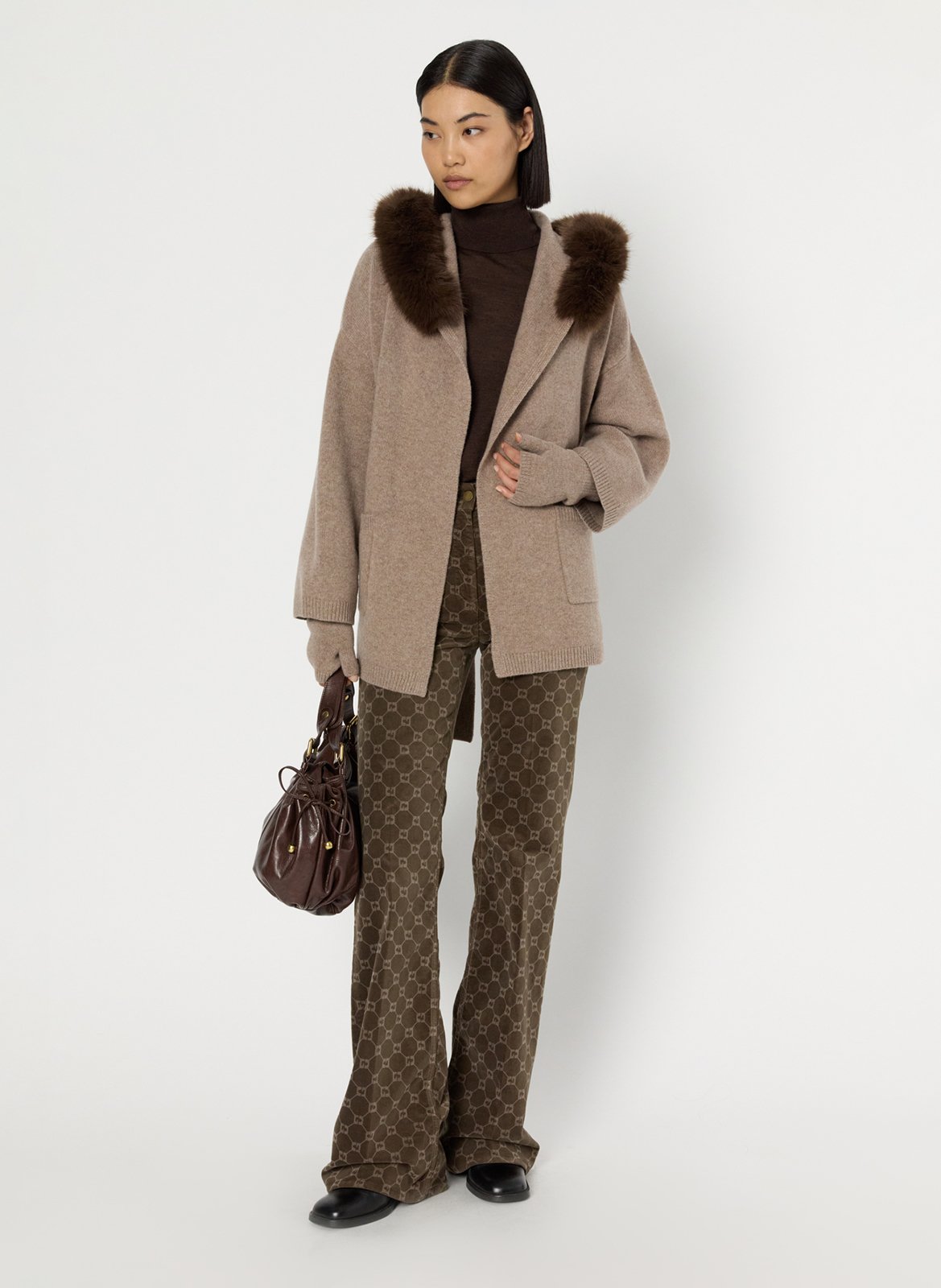 Kasjmier vest GERARD DAREL Beige