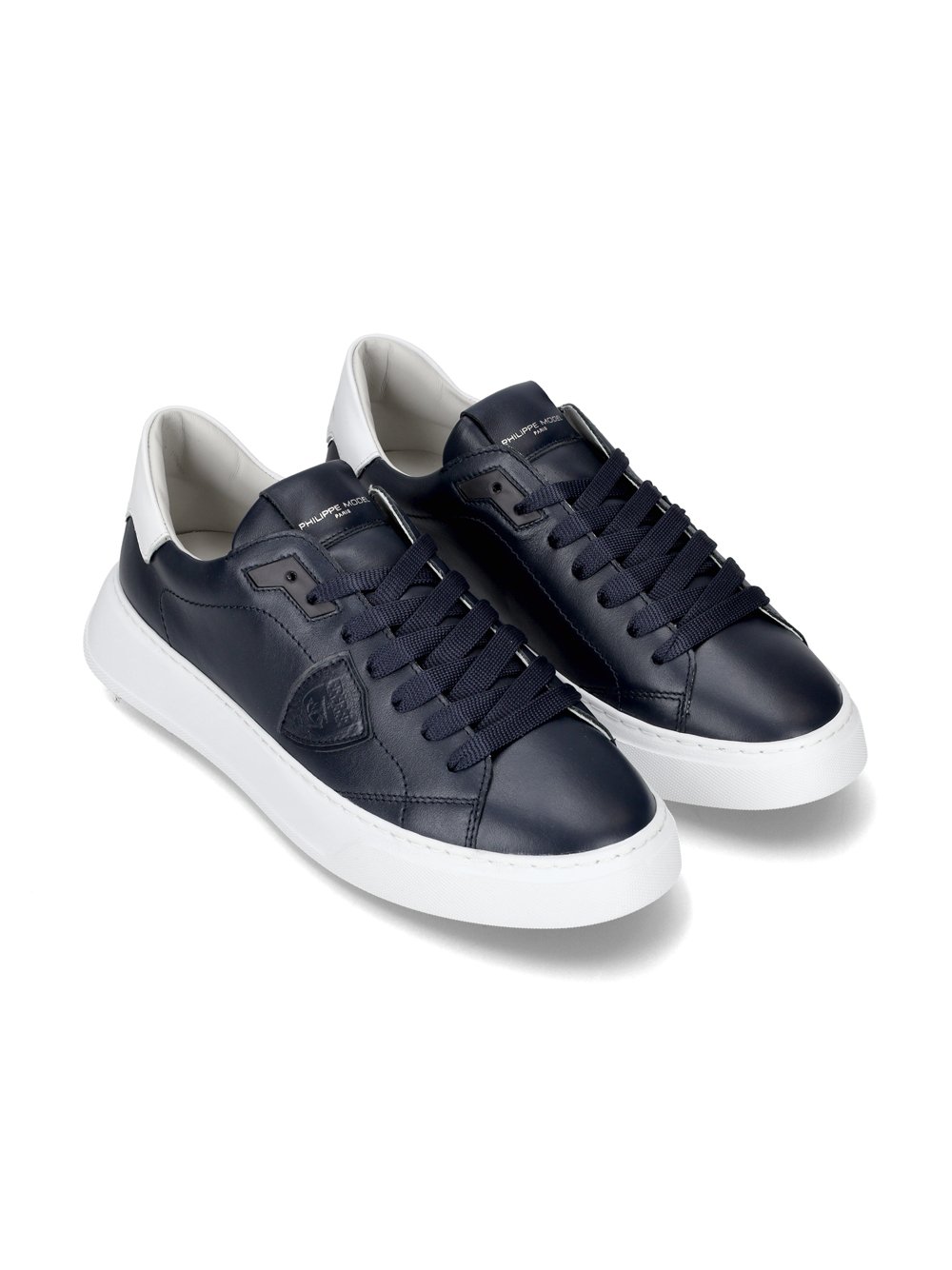 Tennis Temple Sneakers. PHILIPPE MODEL Blue