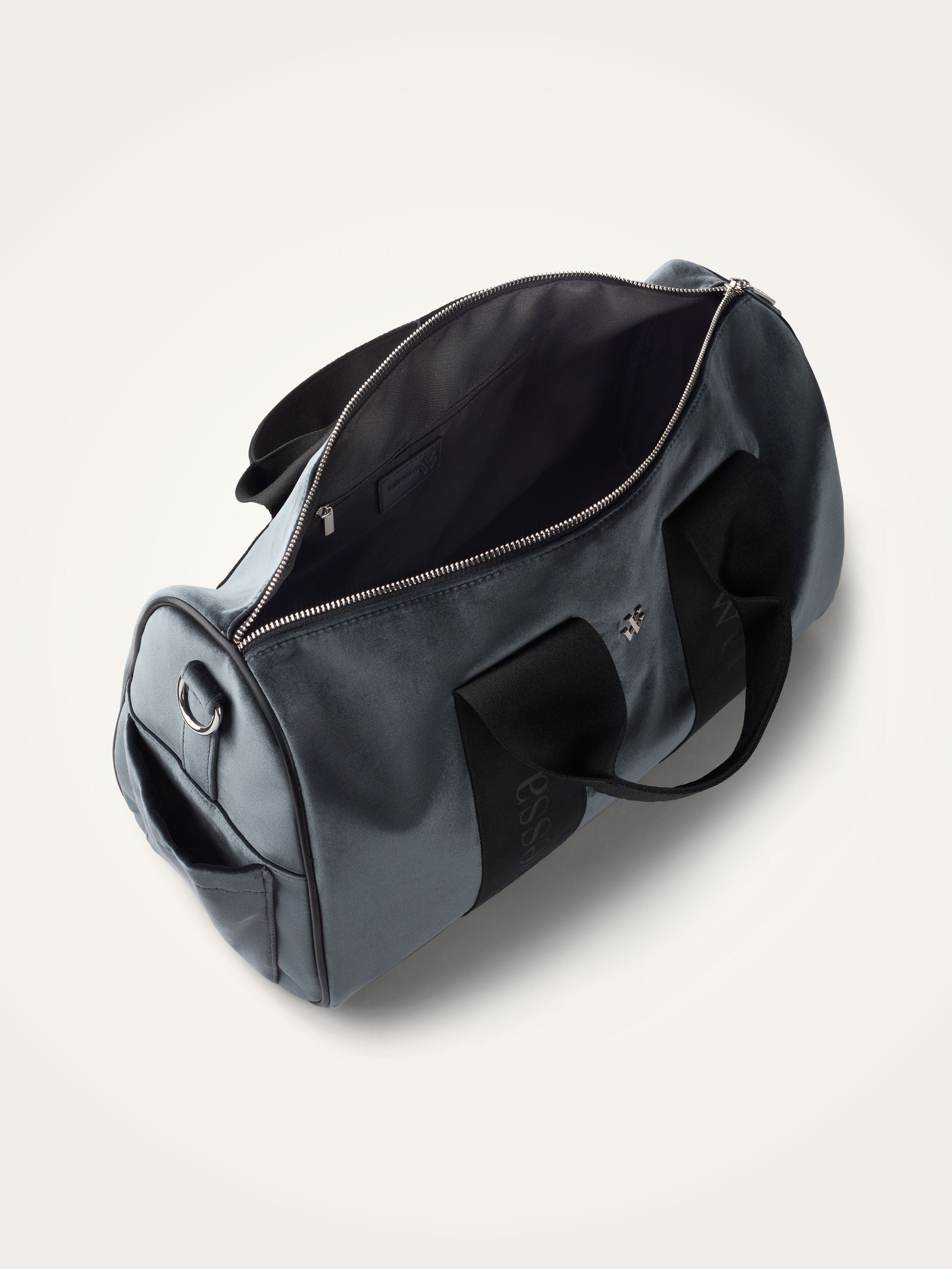 Leopard tweed weekend bag VANESSA WU Blue