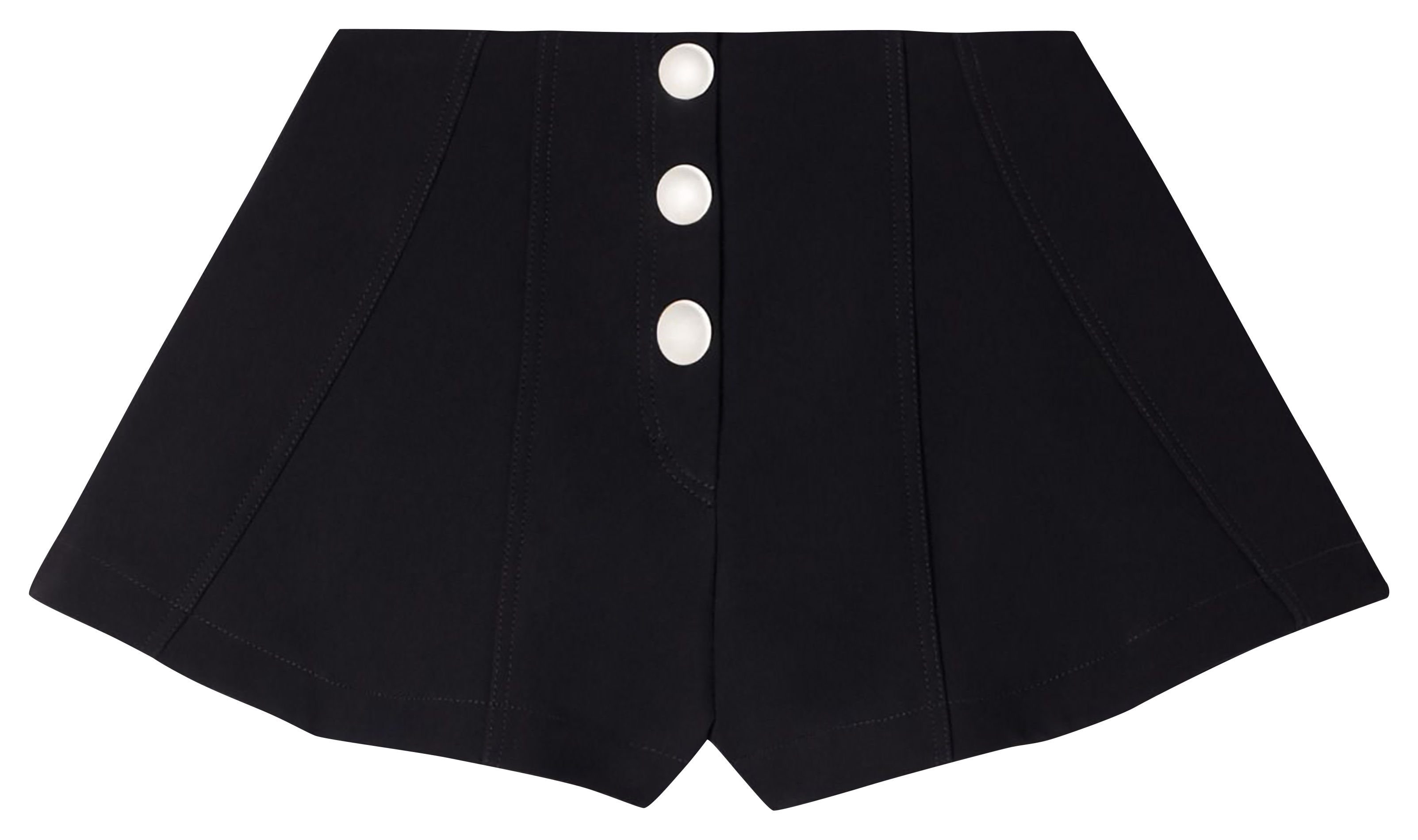 Short évasé SANDRO Noir