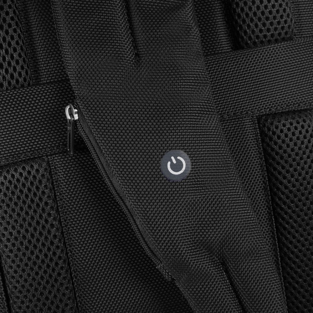 Leather backpack PIQUADRO Black