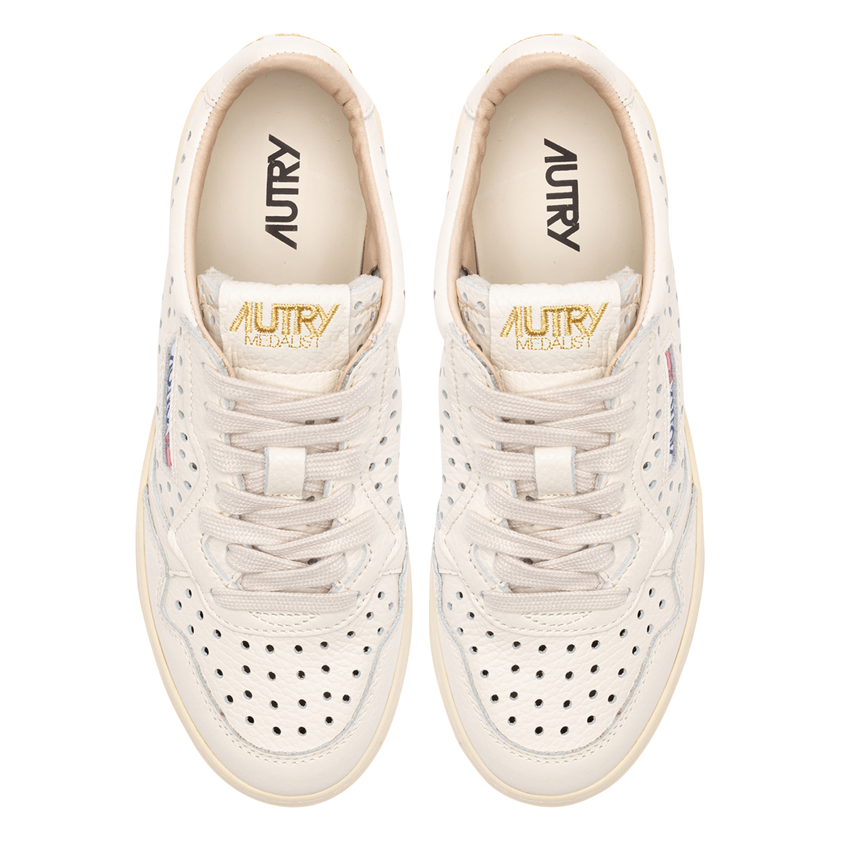 Baskets basses en cuir AUTRY Blanc