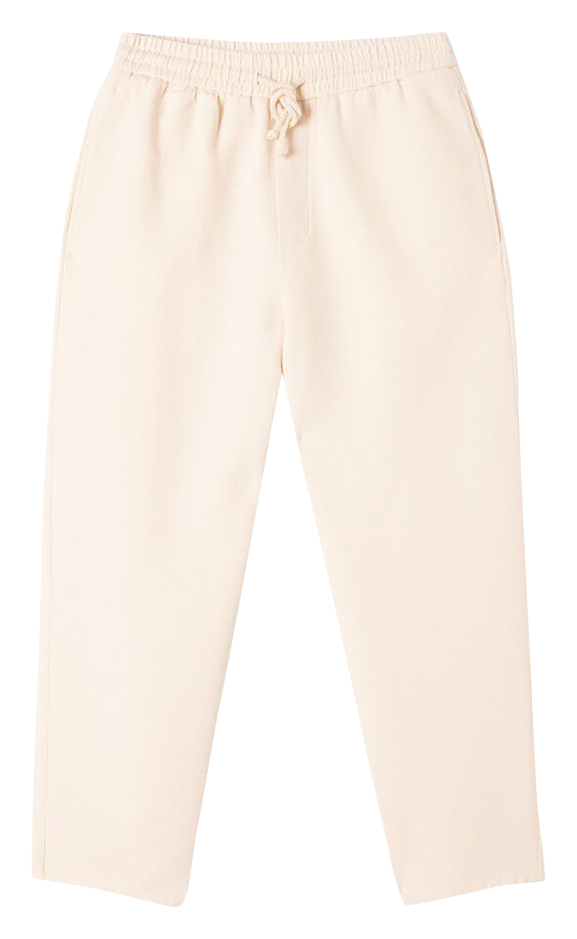 Gerade geschnittene Jogginghose mit elastischem Bund in Uni AMERICAN VINTAGE