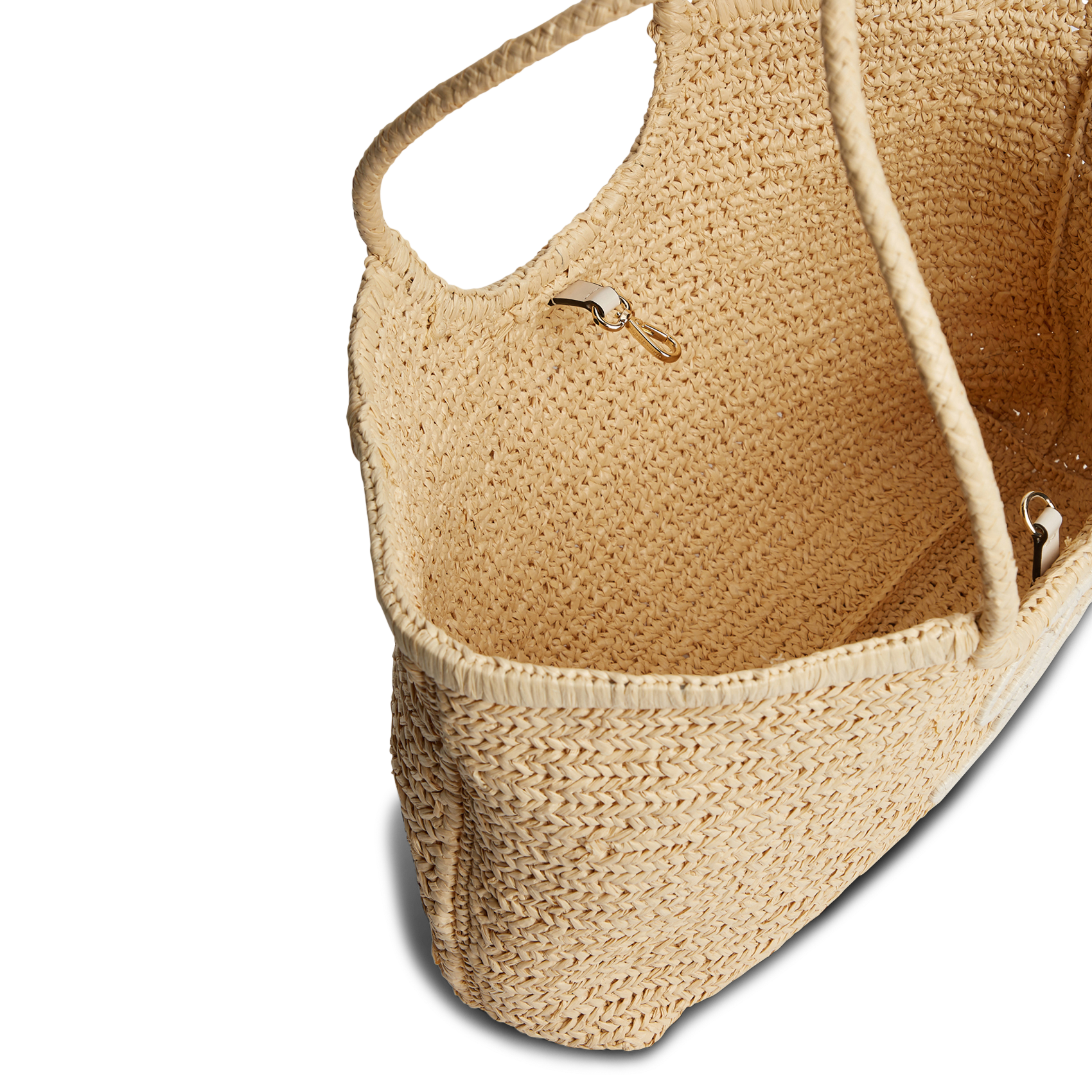 Sac cabas en paille TOMMY HILFIGER Beige