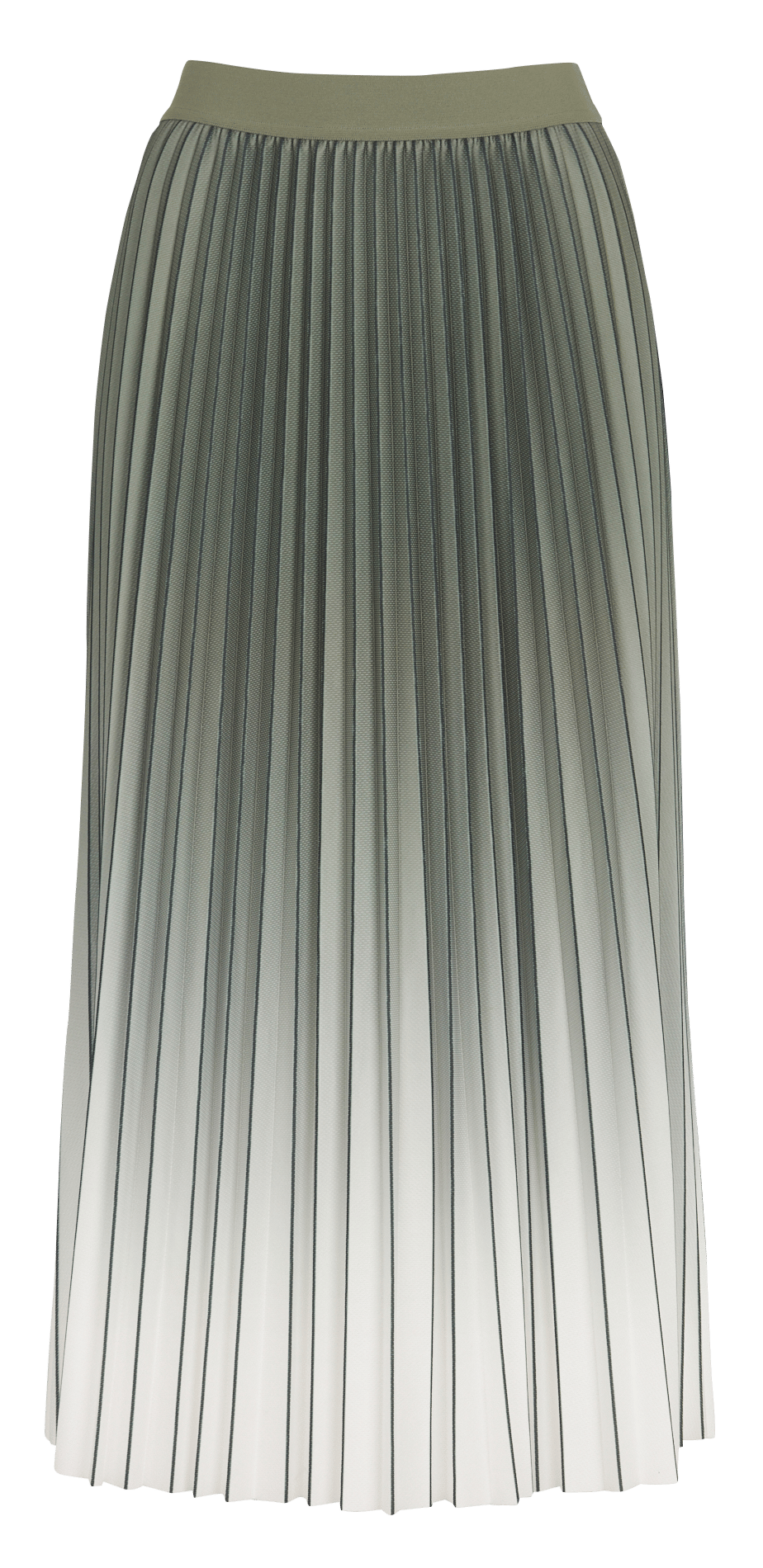 Jupe midi évasée plissée MAISON 123 Vert