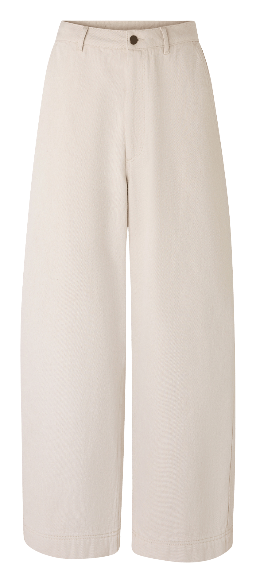 Wide-leg organic cotton pants SOEUR Beige