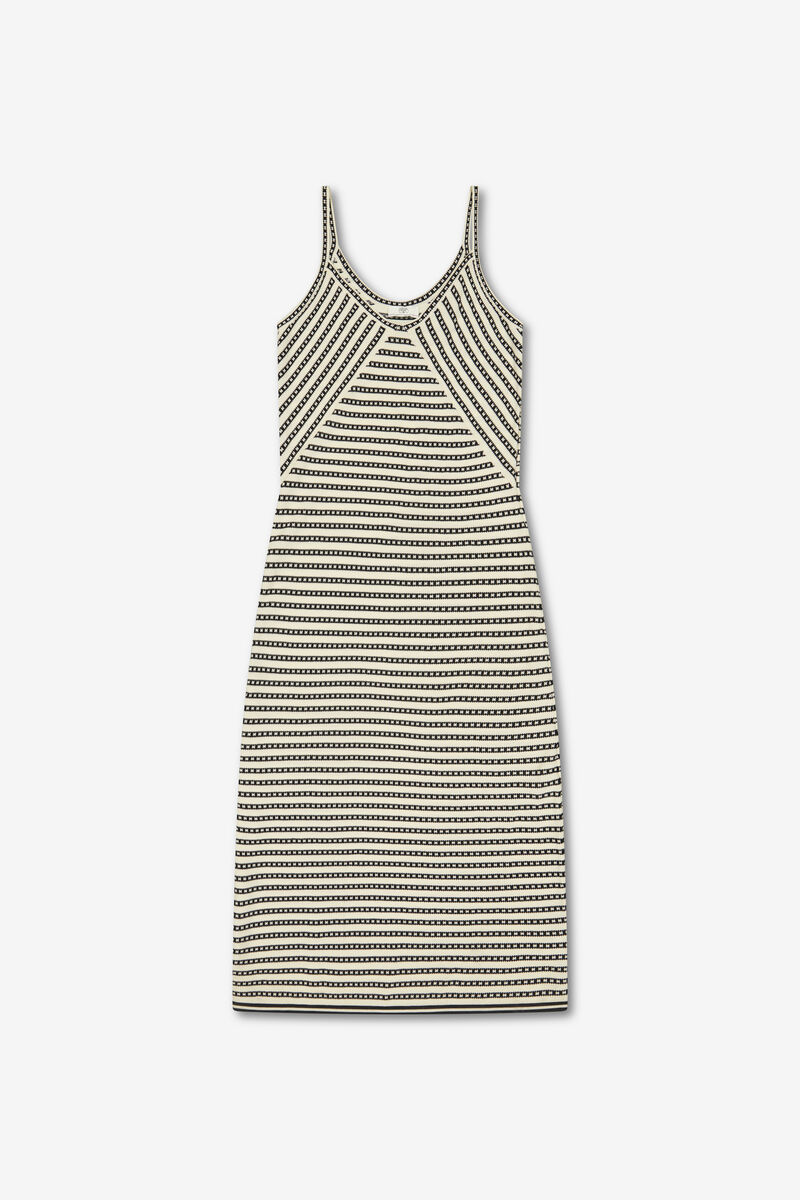 Long straight dress LE TEMPS DES CERISES White