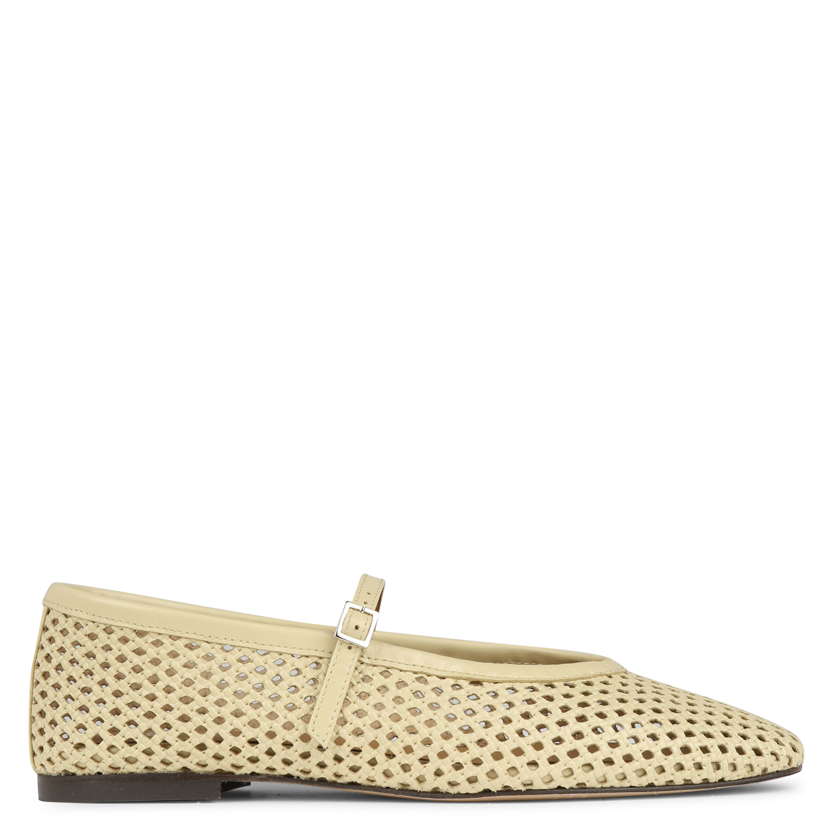 Ruimvallende, katoenen top met ronde hals en print BOBBIES Geel