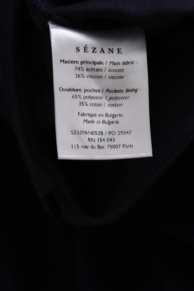 Pantalon droit SEZANE - Seconde main Bleu
