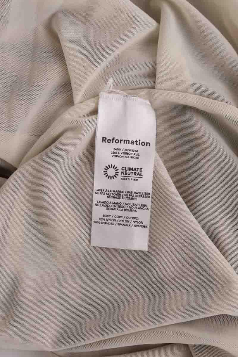 Mini skirt REFORMATION - Seconde Main Beige