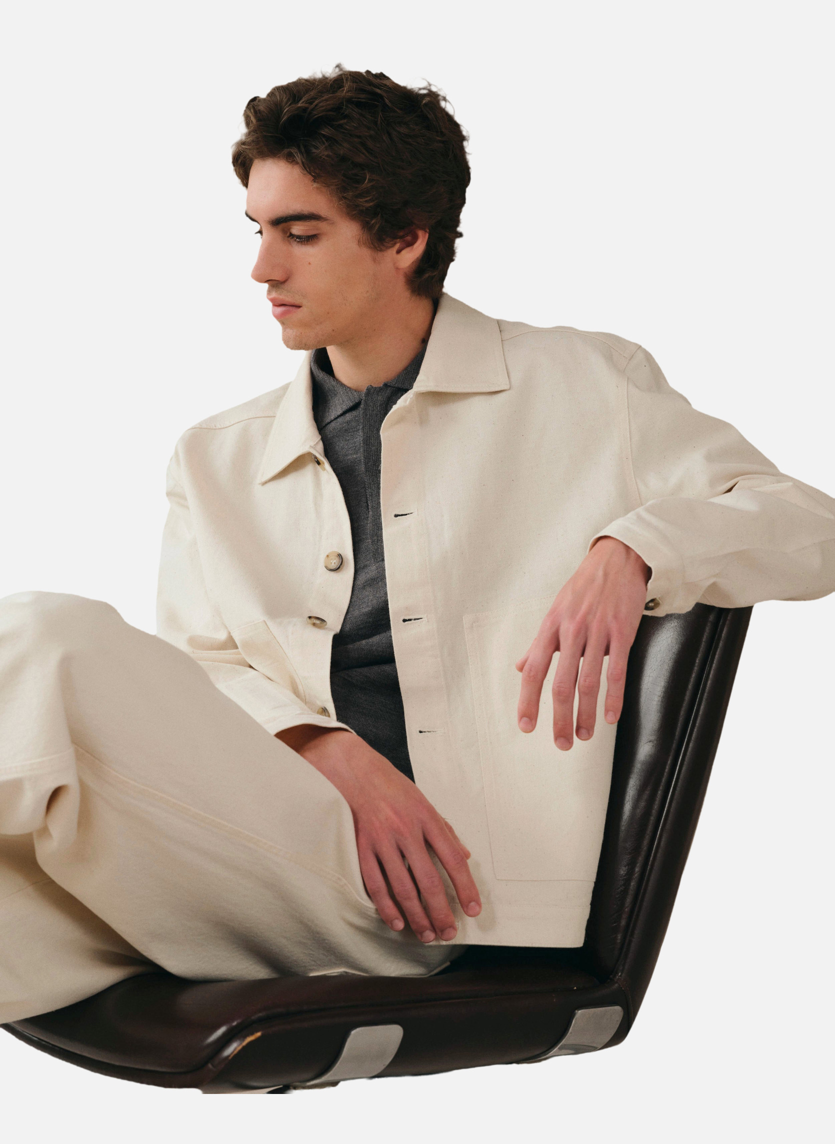 Boxy workwear jacket Noyoco Red