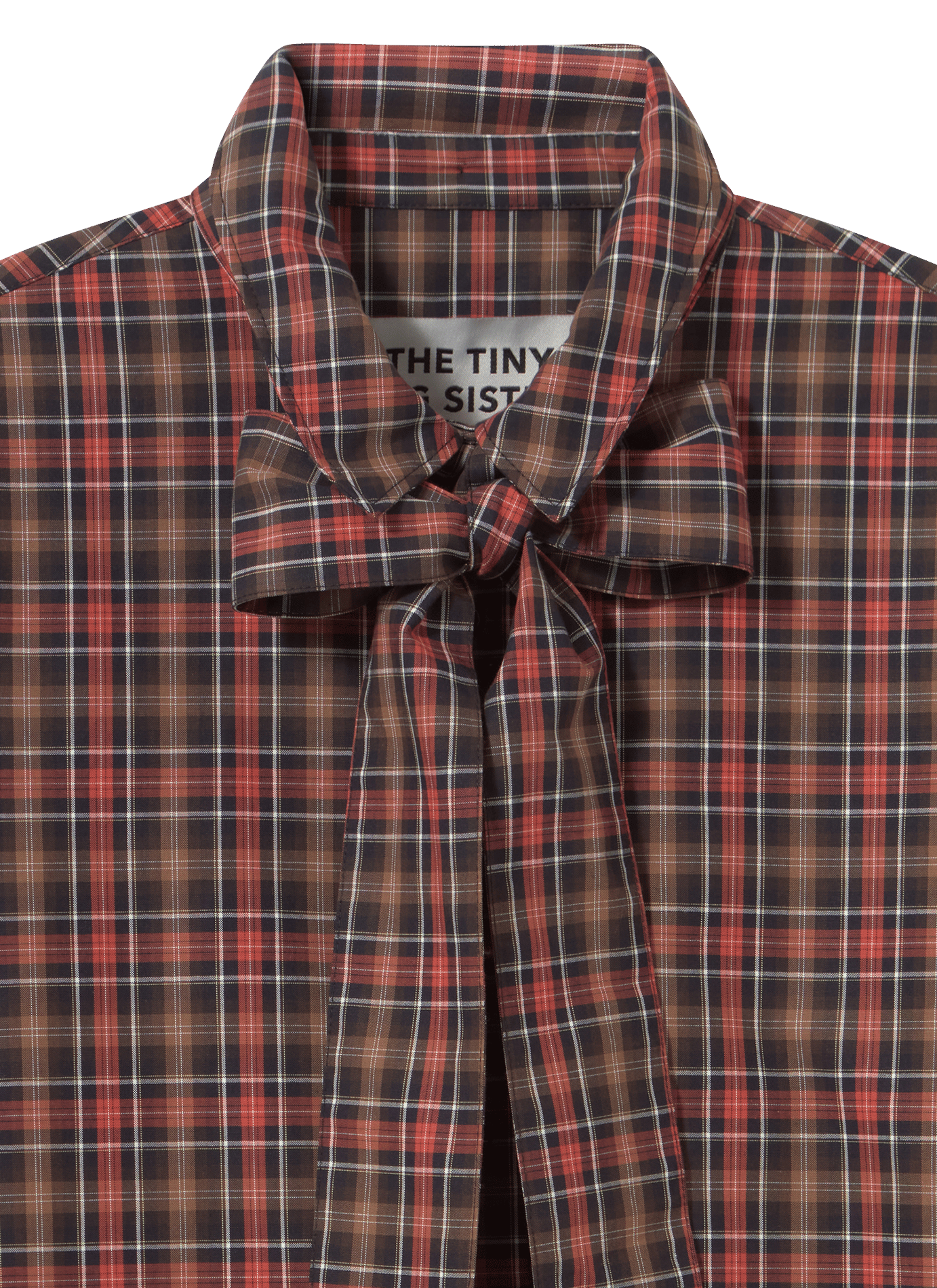 Checked shirt dress THE TINY BIG SISTER Multicolored