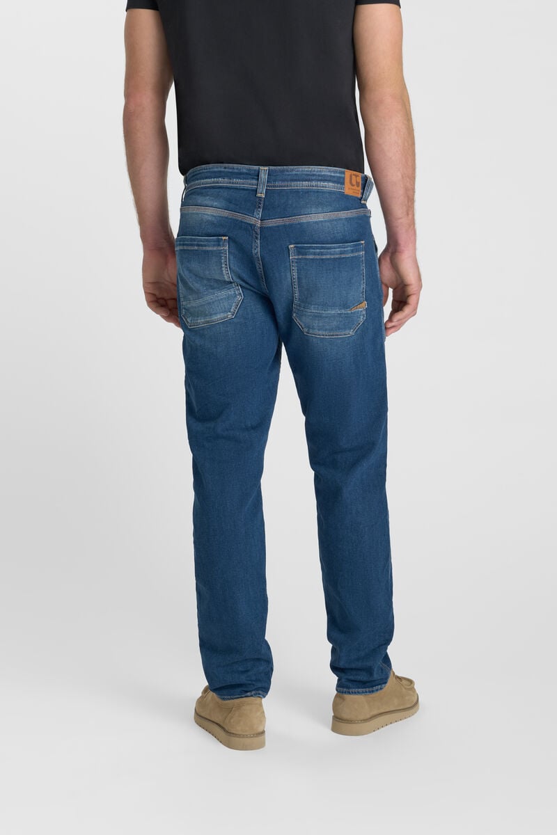 Loose jeans, wide, length 34 LE TEMPS DES CERISES Blue