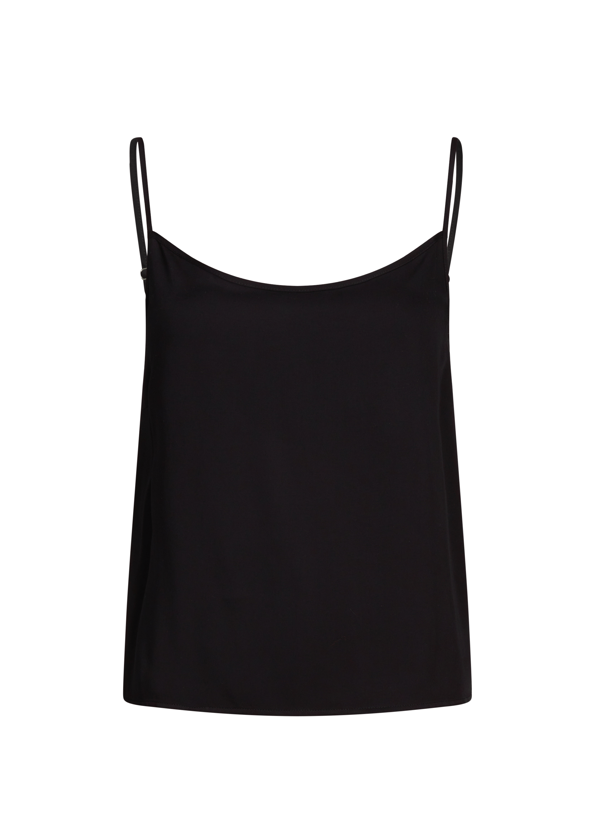 Plain V-neck camisole SAISON 1865 Black
