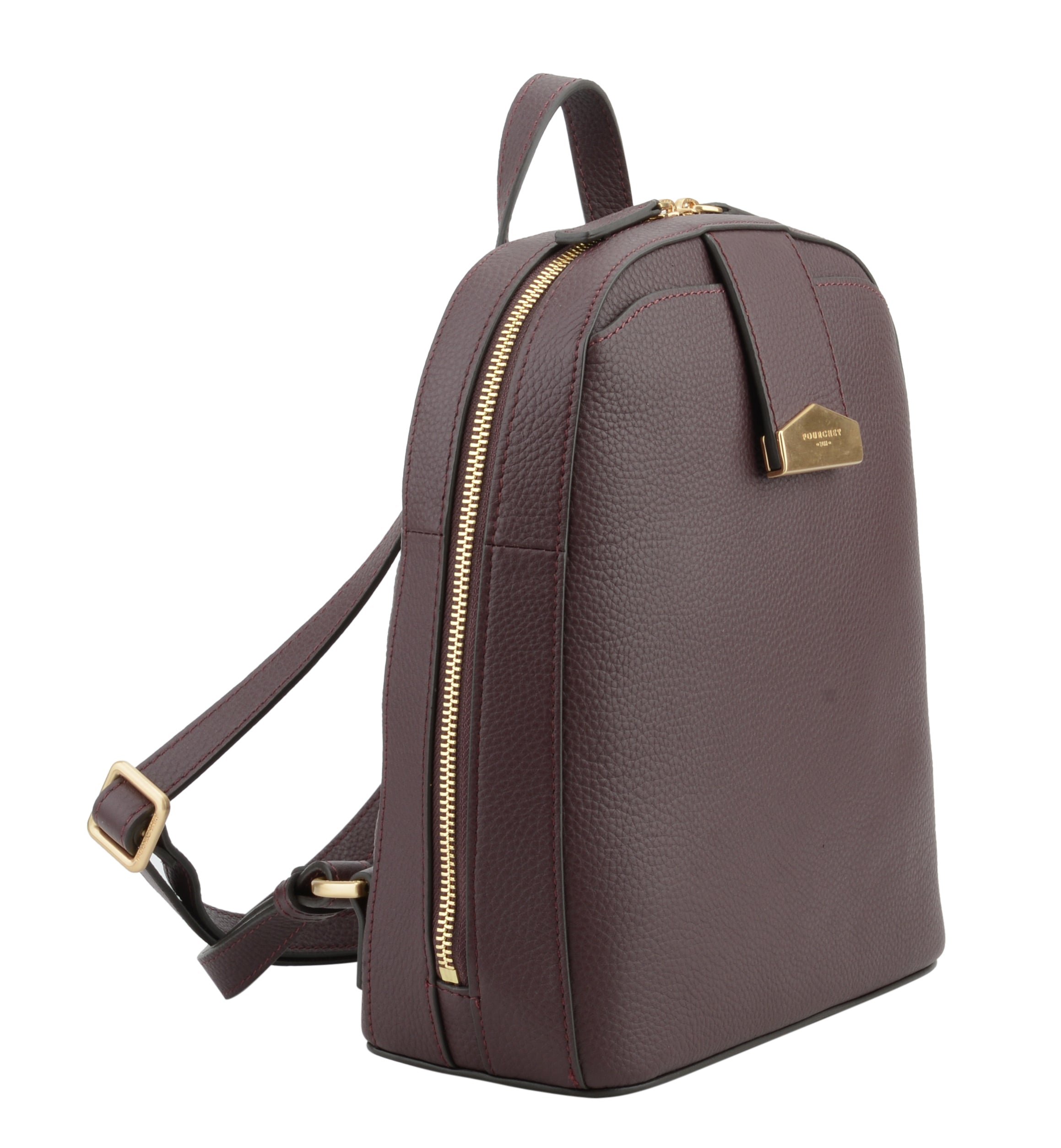 Calfskin leather backpack | Red POURCHET Women