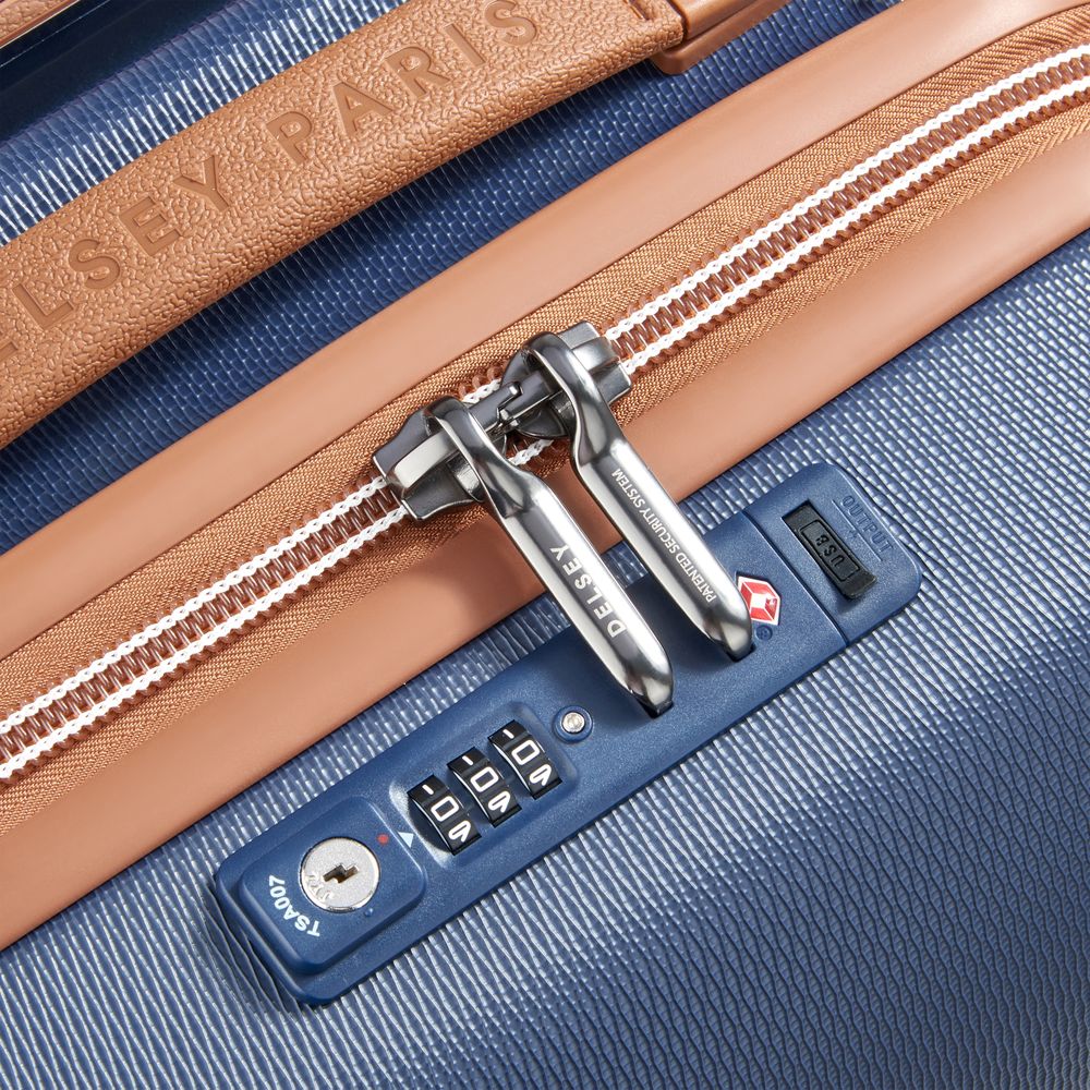 Rigid cabin suitcase DELSEY PARIS Blue
