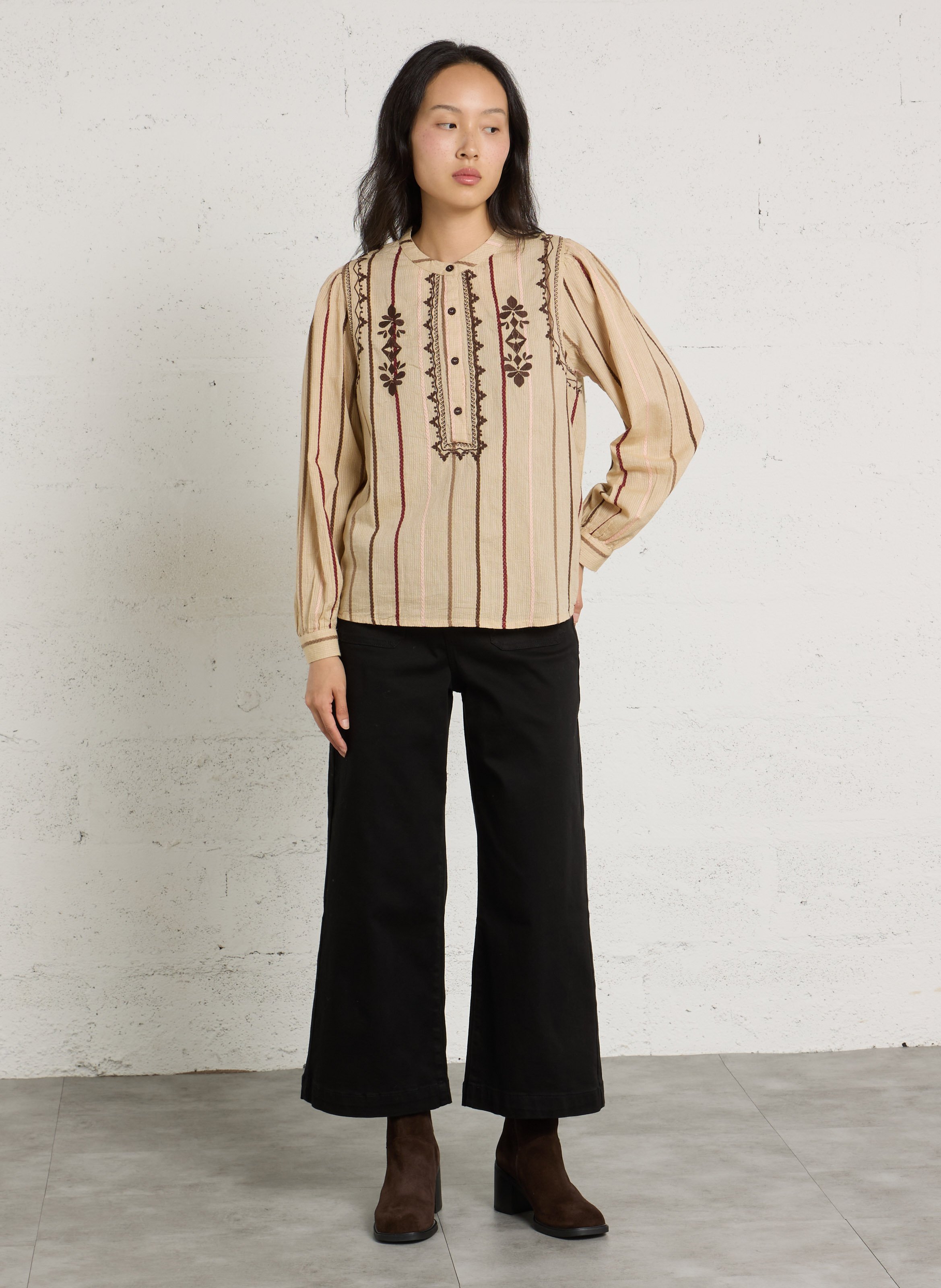 High-rise flared jeans LA PETITE ETOILE Black