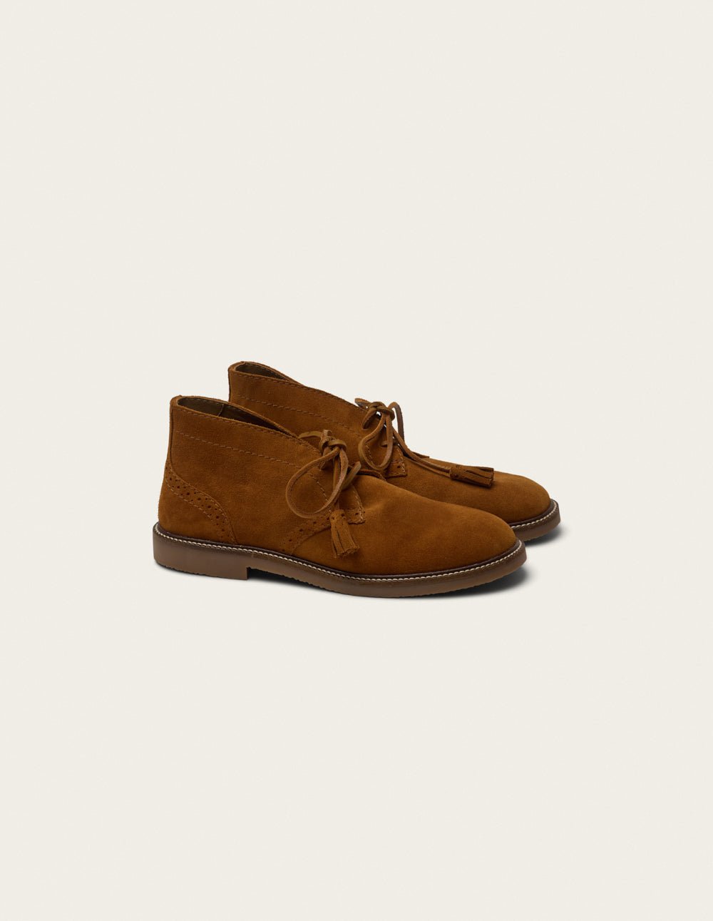 Bottines à lacets ODAJE Marron