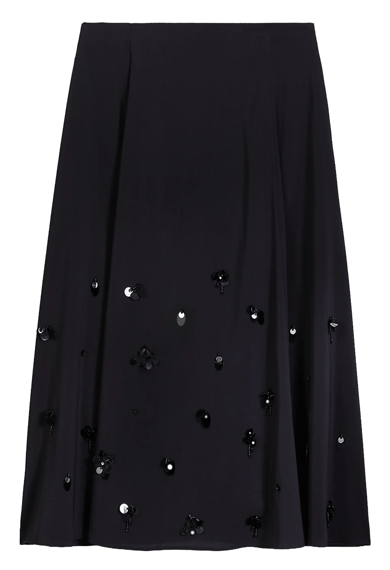 Jupe midi évasée VANESSA BRUNO Noir