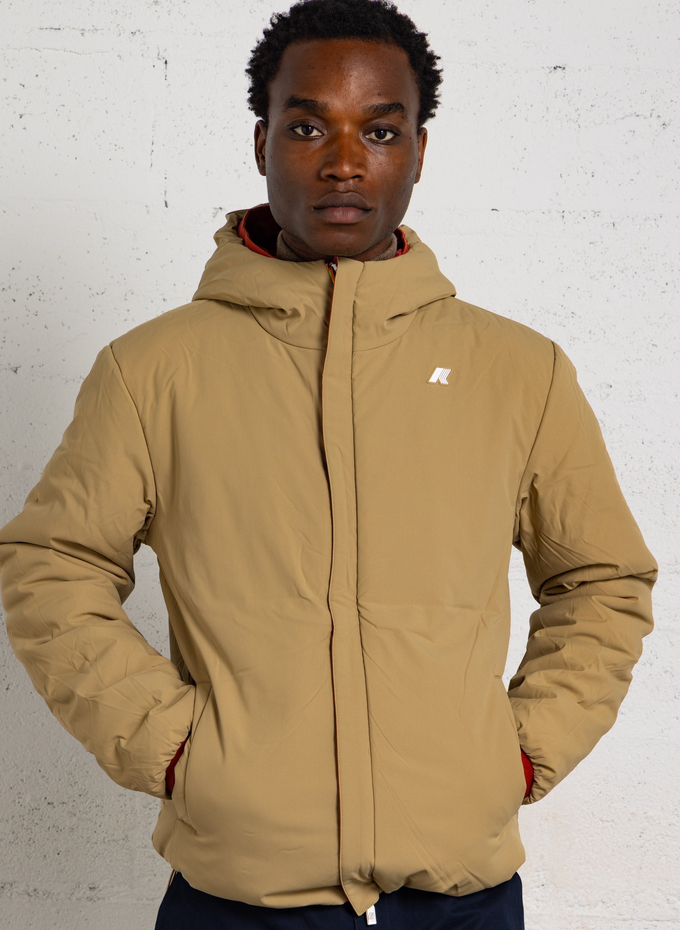 Windbreaker mit Stehkragen K-WAY Rot