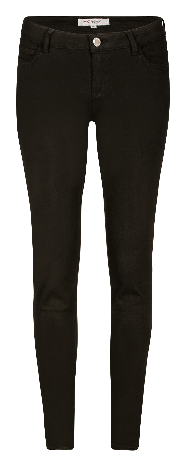 Skinny broek met lage taille MORGAN Zwart
