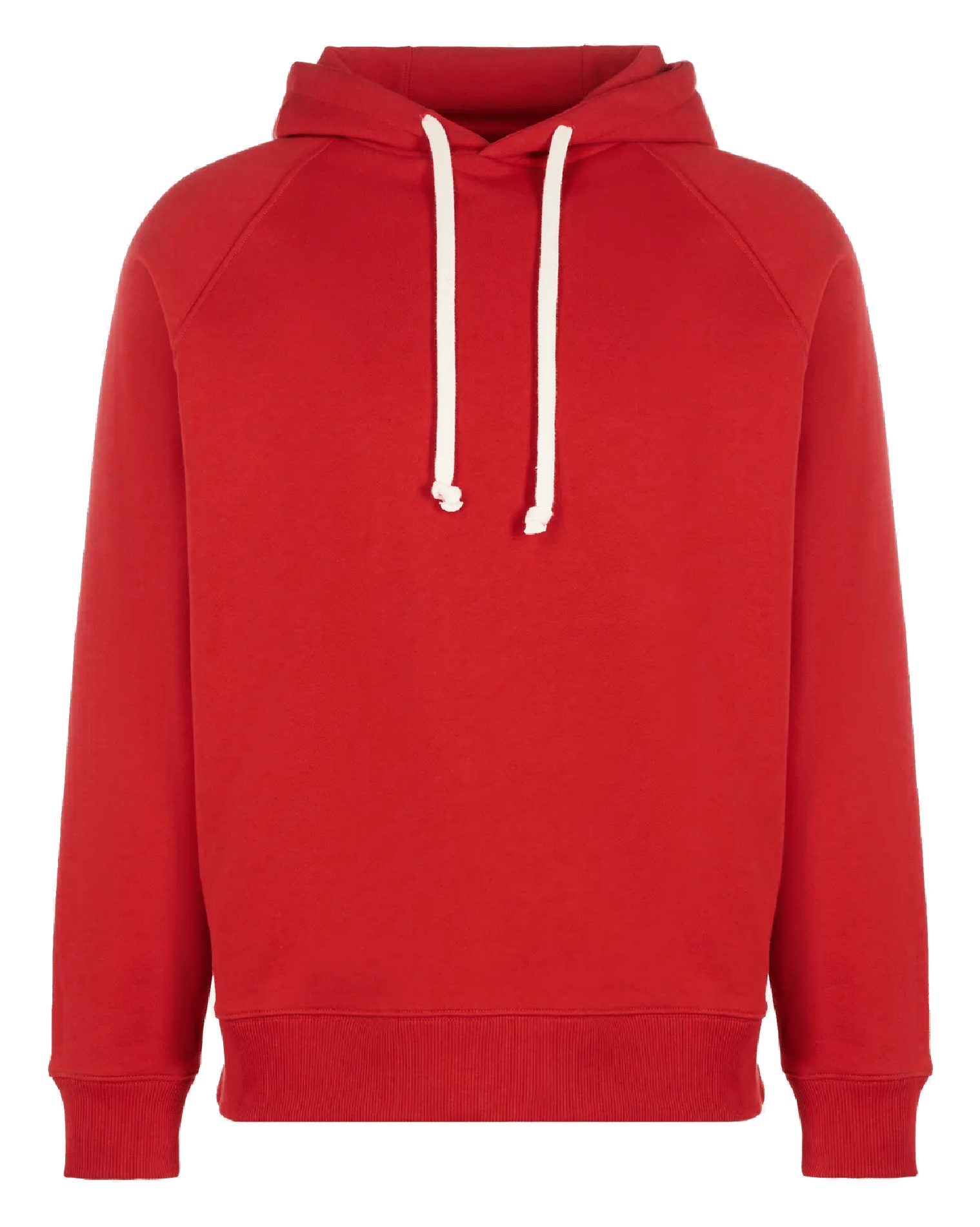 Sweater van biokatoen met capuchon SAISON 1865 Rood