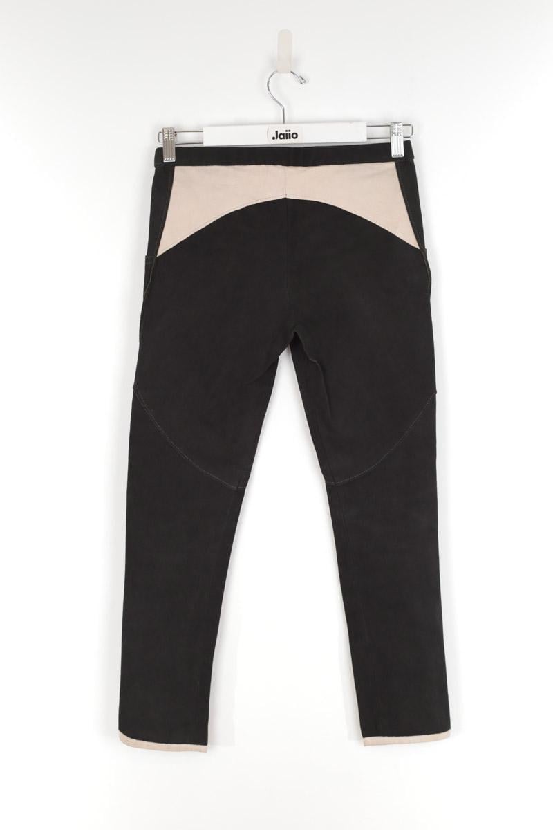 Slim leather pants ISABEL MARANT - Seconde Main Black