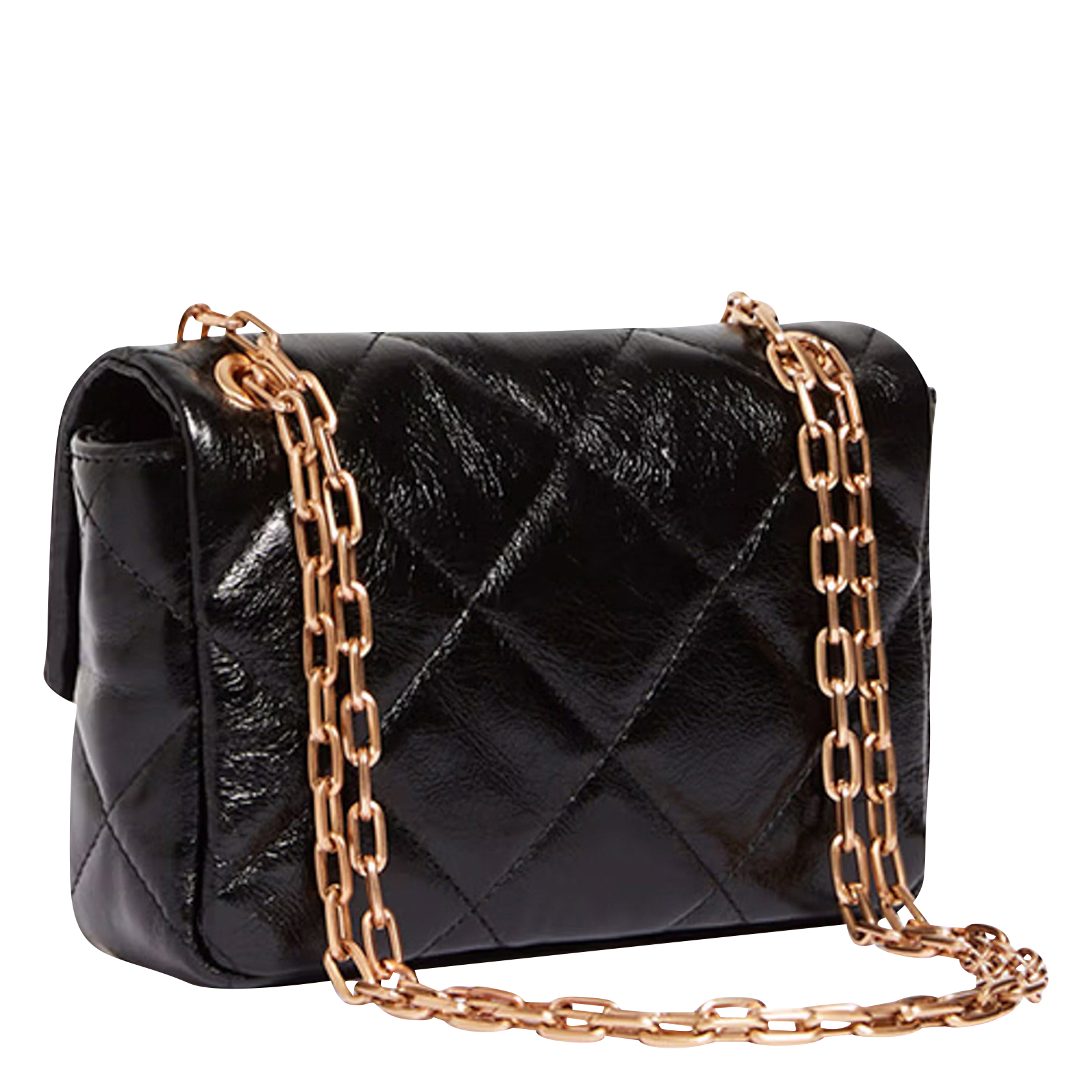 Dori leather shoulder bag VANESSA BRUNO Black