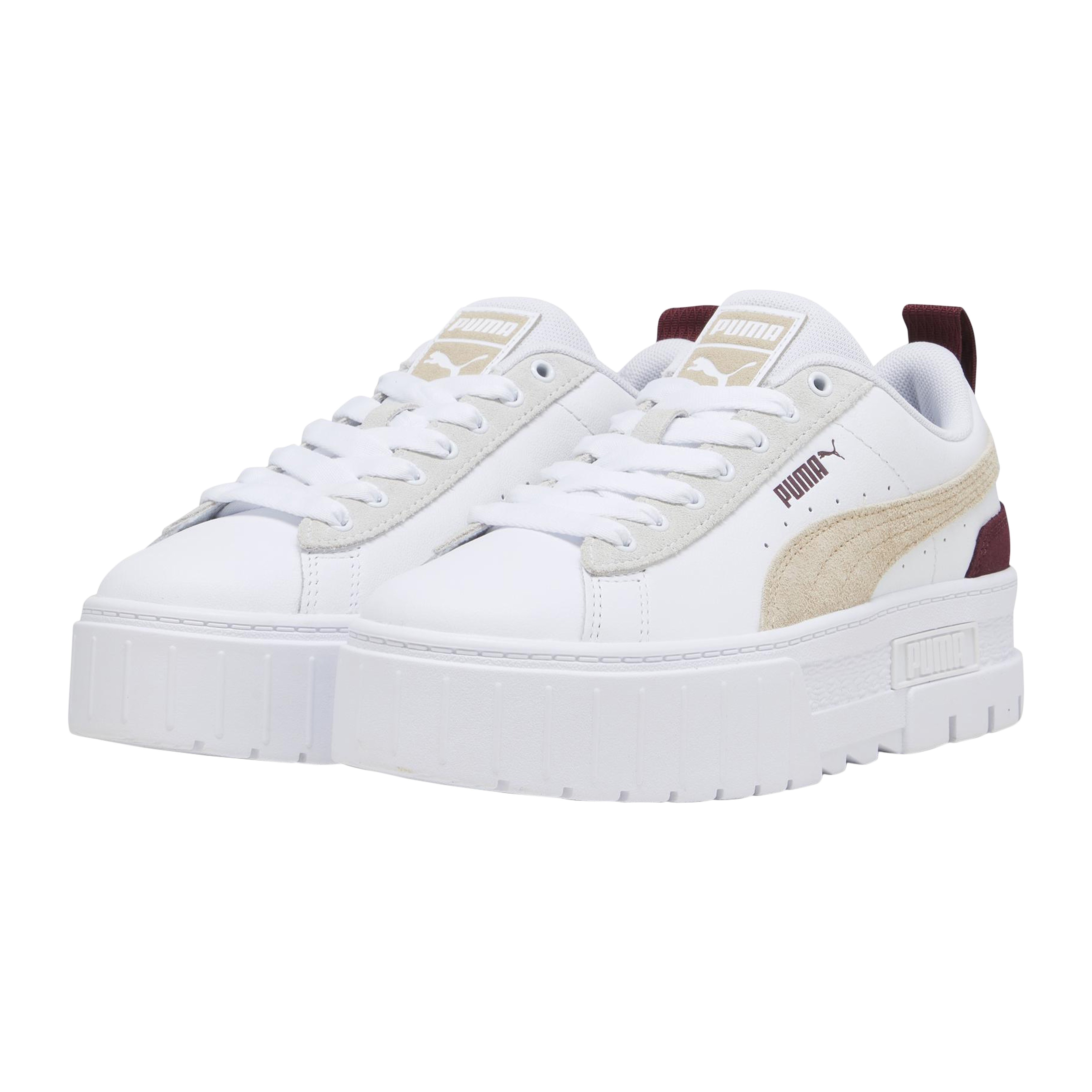Low leather sneaker mayze mix wns PUMA White