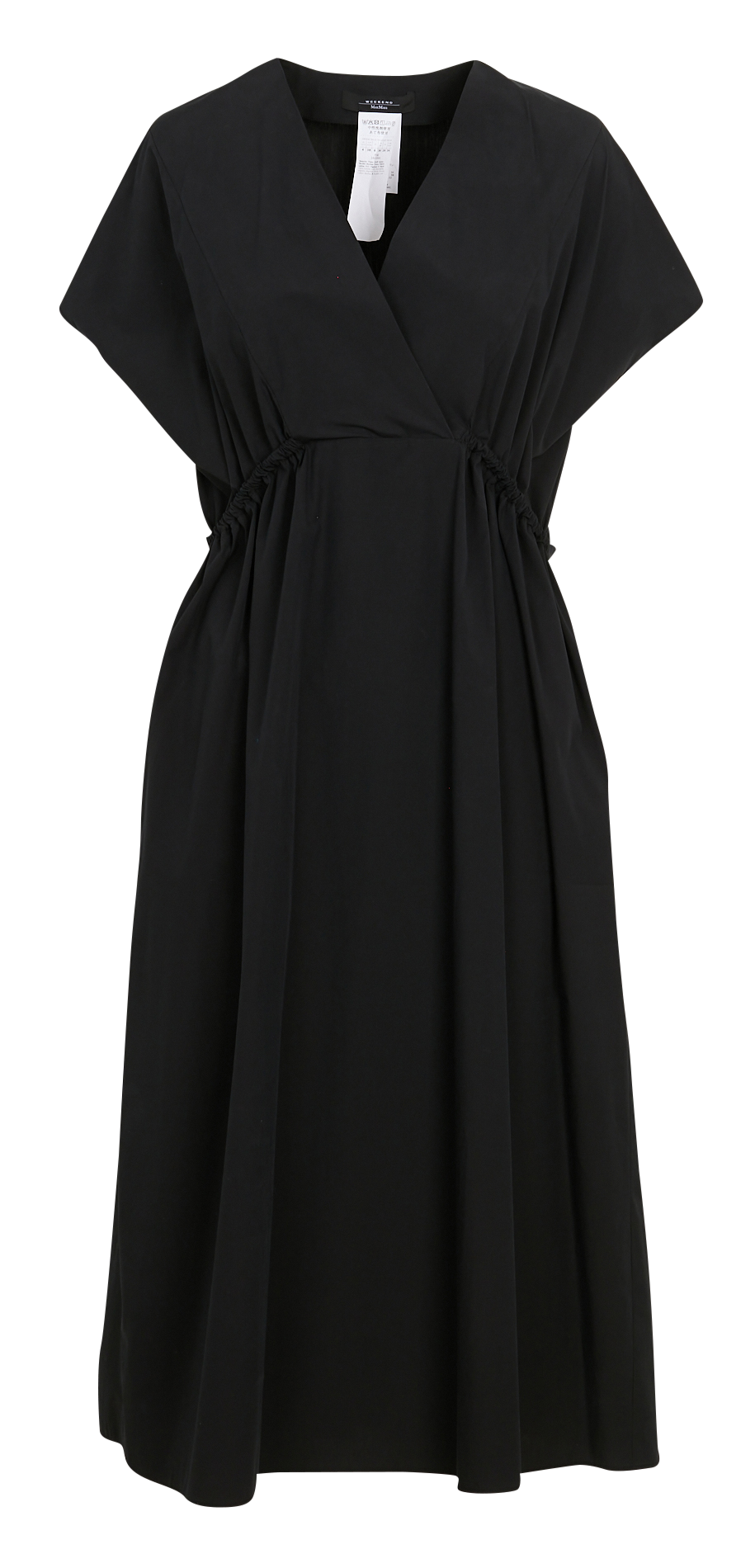 Robe midi ample à fronces  MAX MARA WEEK END Noir