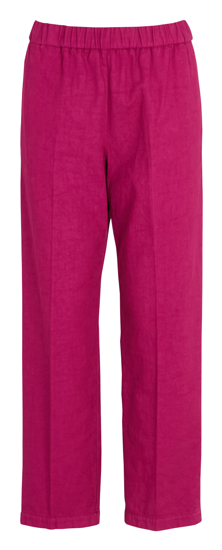 Pantalon droit en coton POMANDERE Rose