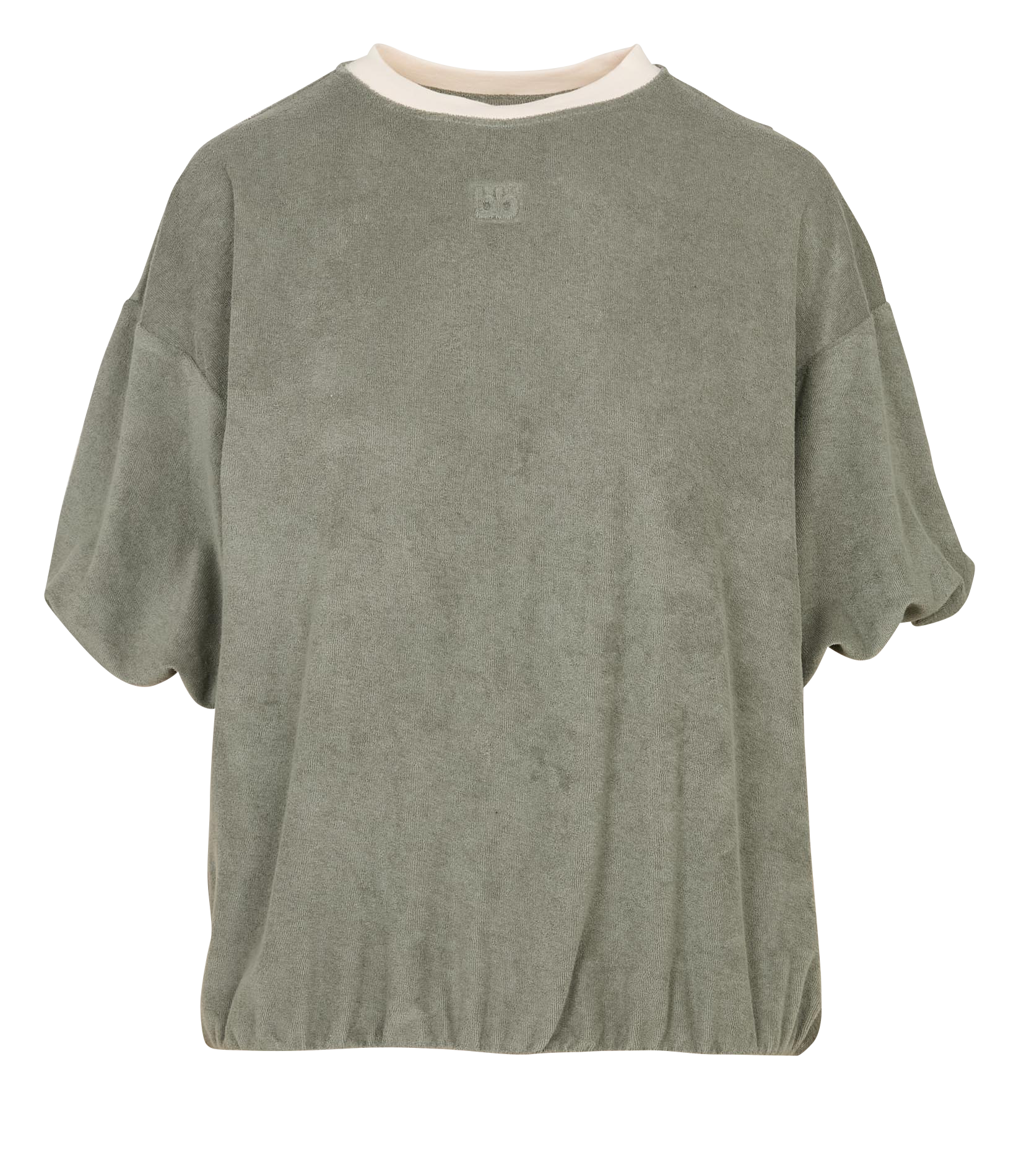 Oversize-Sweatshirt aus Baumwollmischung BELLEROSE Khaki