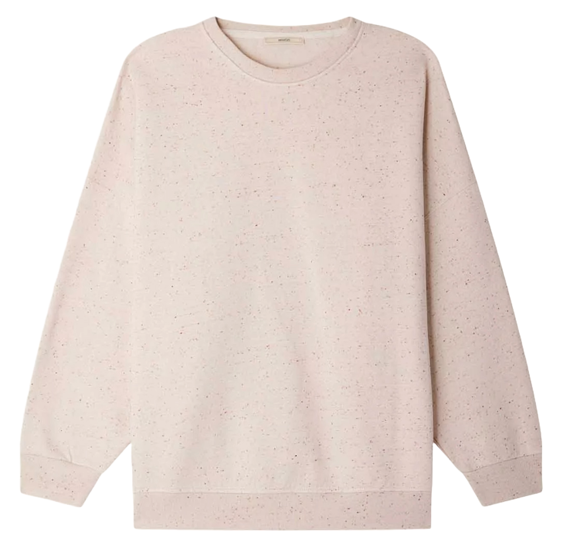 Sweat col rond oversize en coton mélangé SESSUN Beige