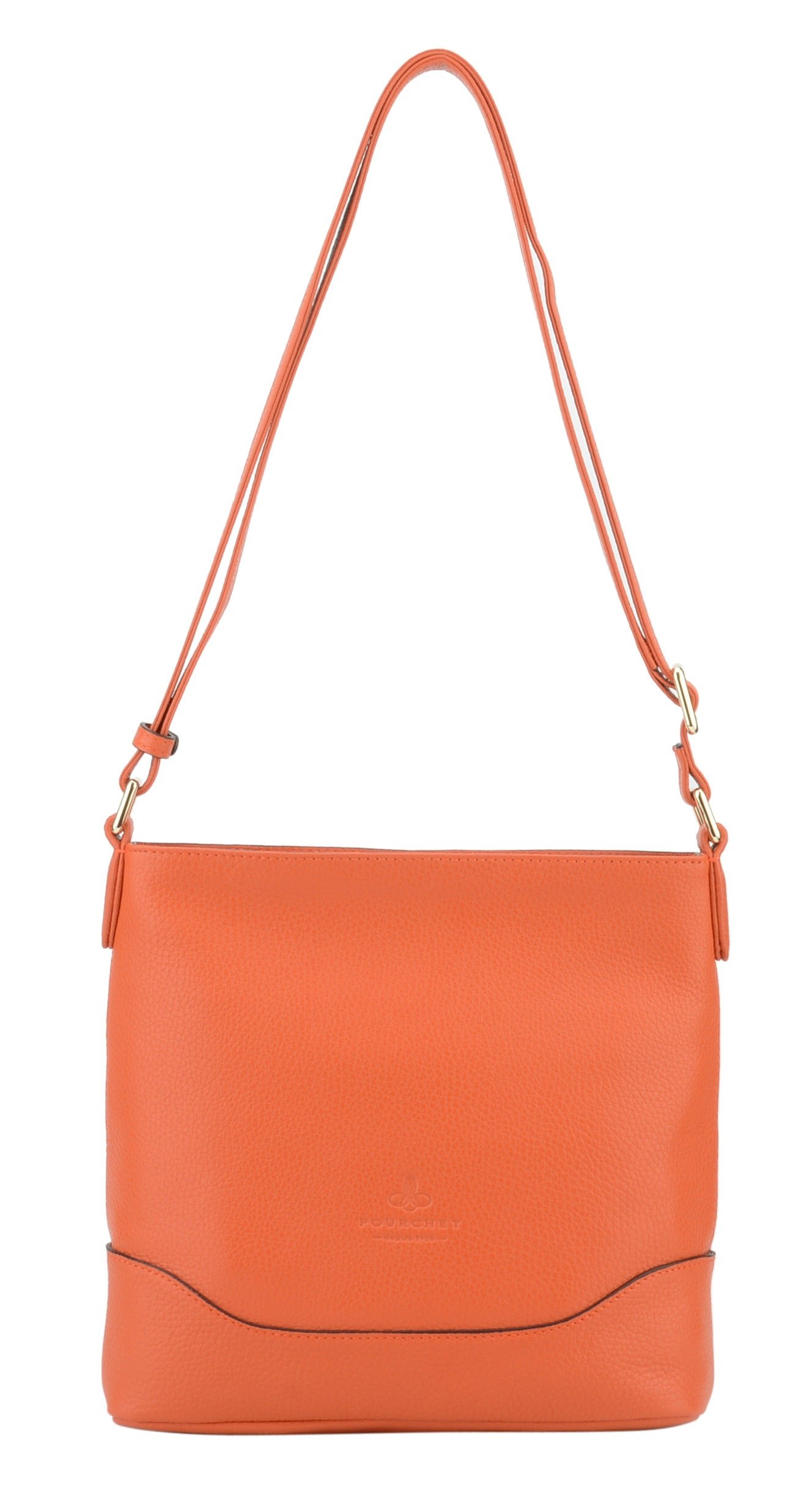 Red crossbody bag POURCHET