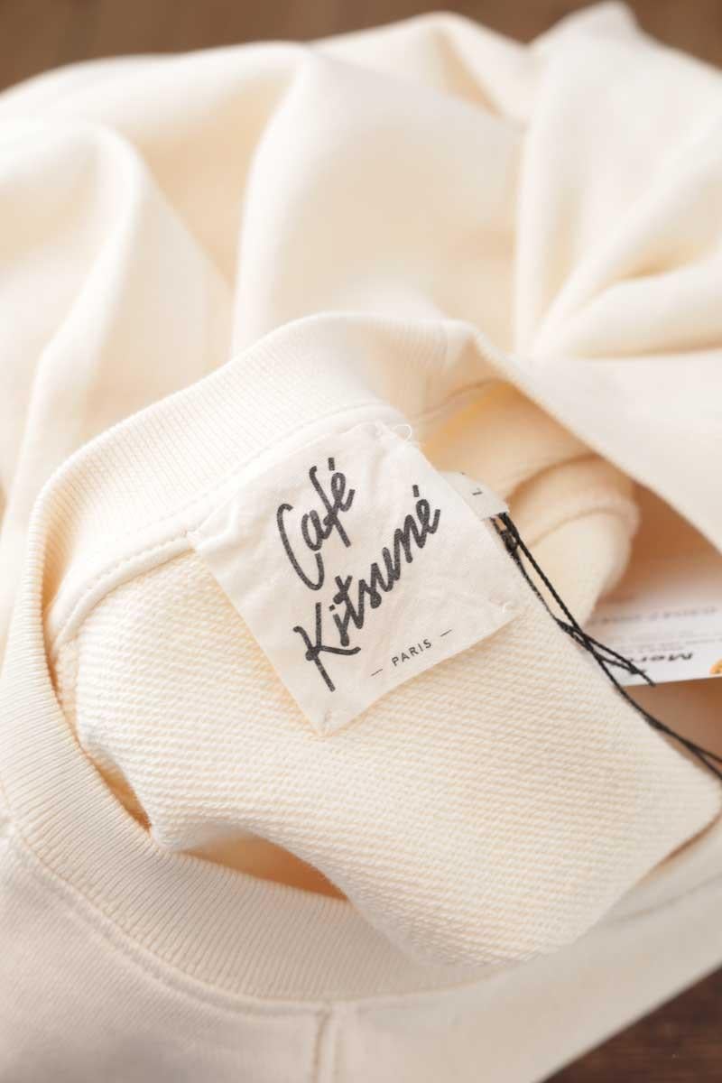 Cotton sweater MAISON KITSUNÉ - Seconde main Beige